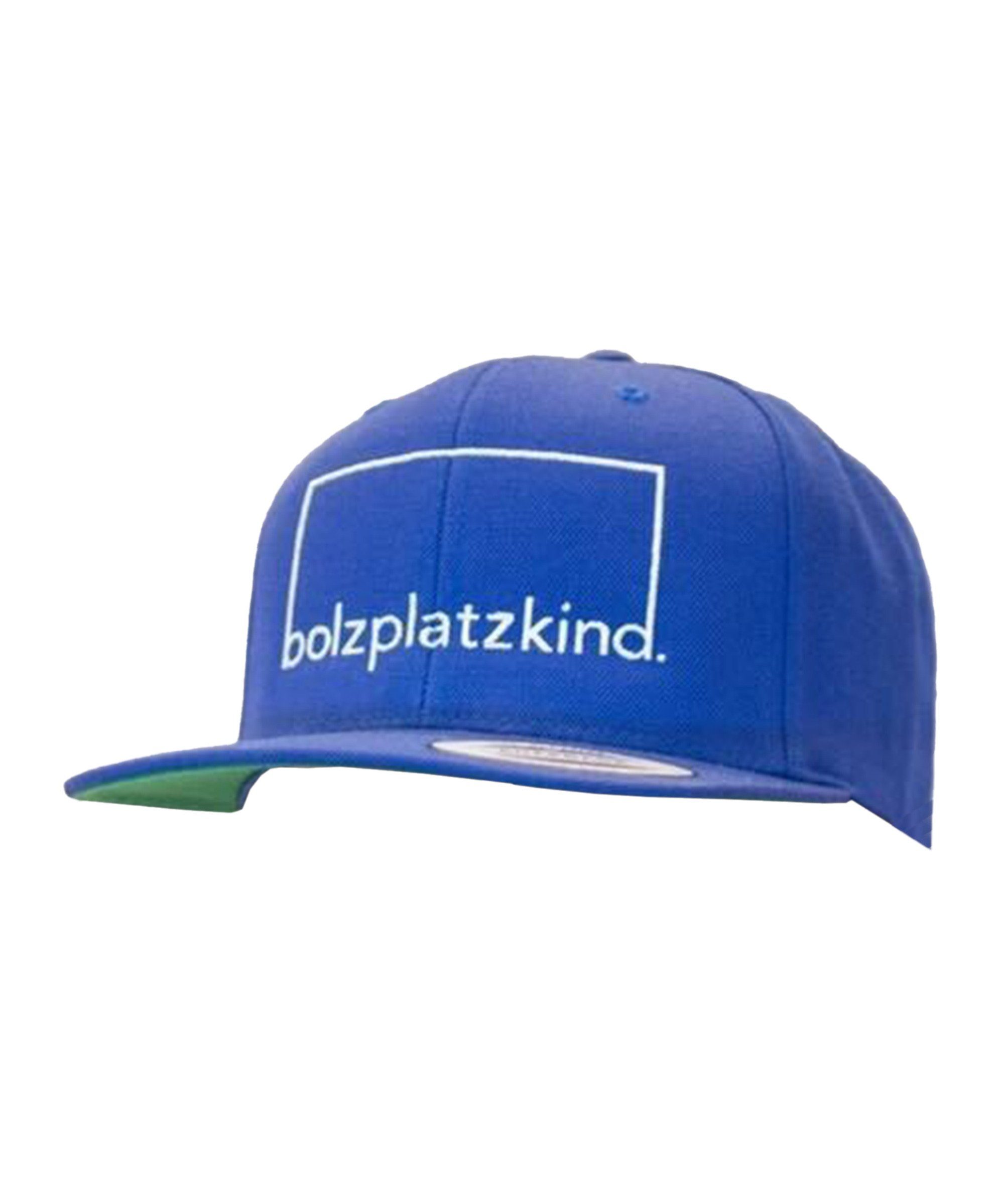 Bolzplatzkind Baseball Cap Classic Snapback Cap Hell blauweiss