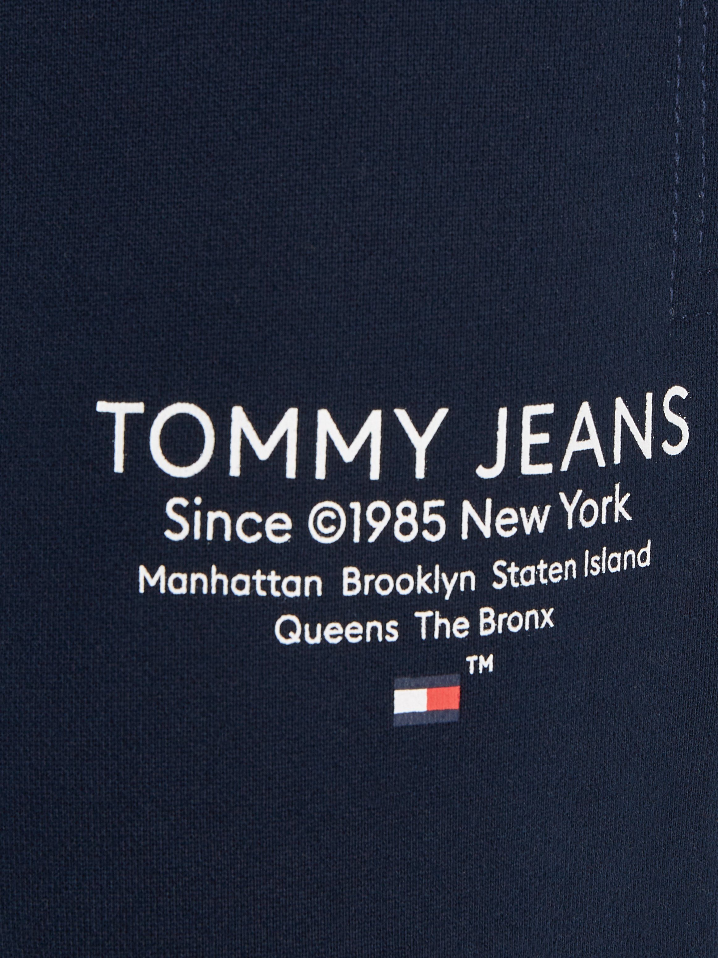 Jogginghose SWEATPANT Bein am Jeans SLIM Dark Logodruck ENTRY Night Navy GRAPHIC mit TJM Tommy
