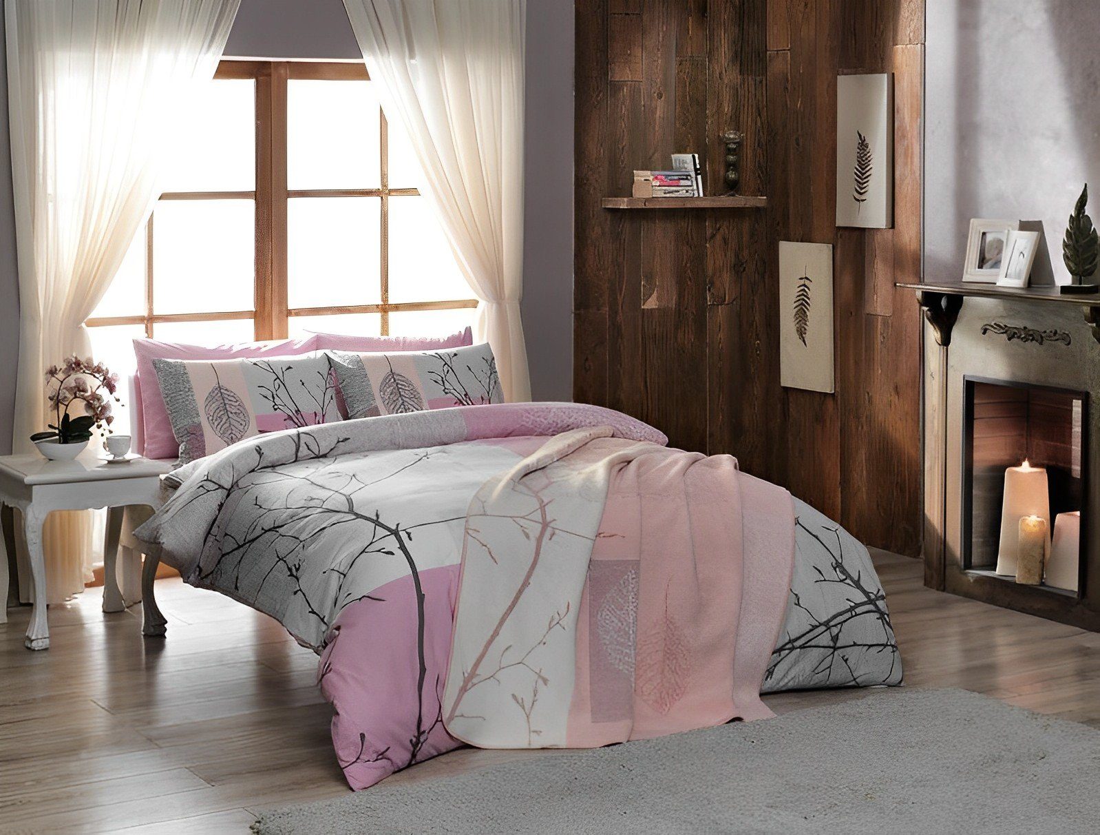 Tac Tagesdecke Woll-/Tagesdecke Laurel Pink