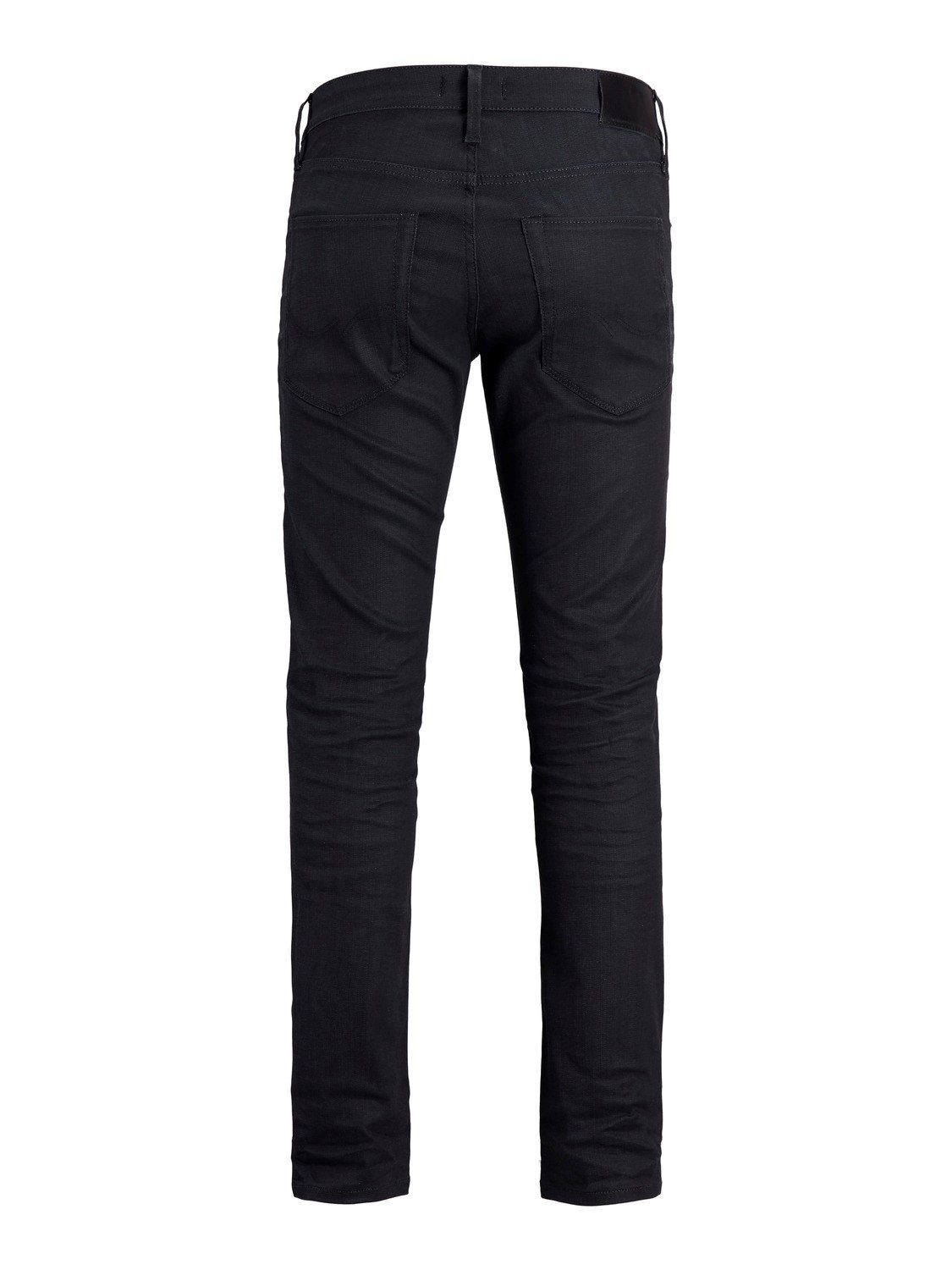 Jeans Jack Raw Jones Button-Fly Slim-fit-Jeans / 3467 (1-tlg) Schwarz Fit in & Tim Straight 721 JJ