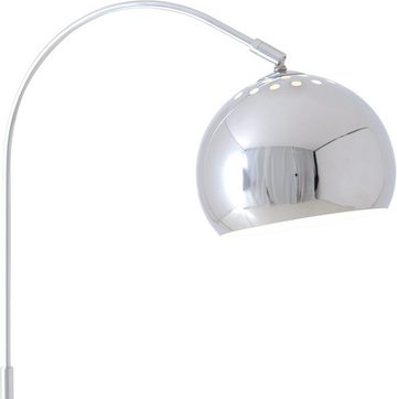 näve Stehlampe Style, ohne Leuchtmittel, Zuleitung mit Fußschalter, Material: Metall, Farbe: chrom,E27 max. 40W