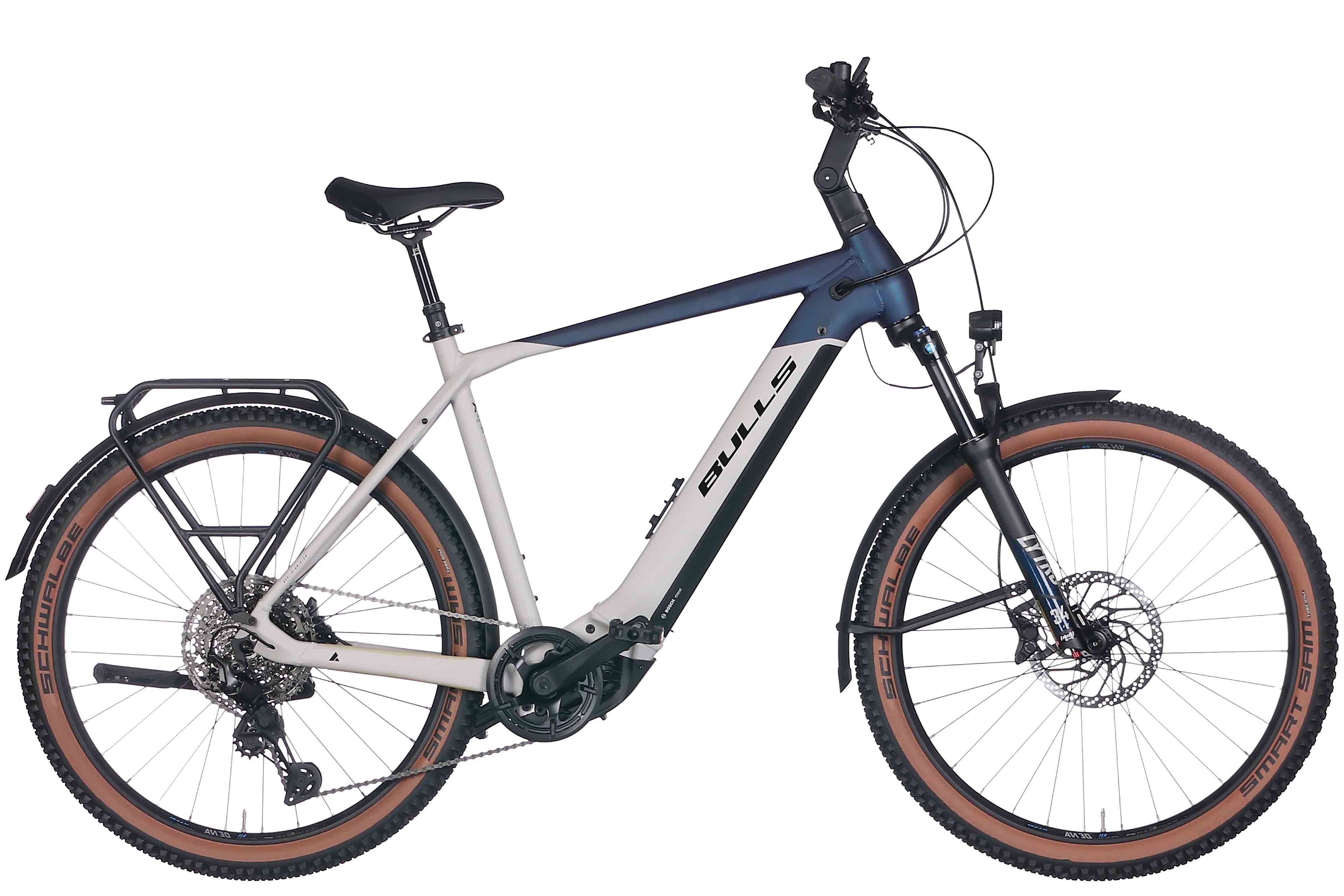 Bulls E-Bike Bulls Iconic EVO 3 27,5'' 750 Wh Herren blau 2024, 11 Gang SHIMANO Deore XT LinkGlide RD-M8130 shadow+, Kettenschaltung, Bosch Performance Line CX smart System, 750 Wh