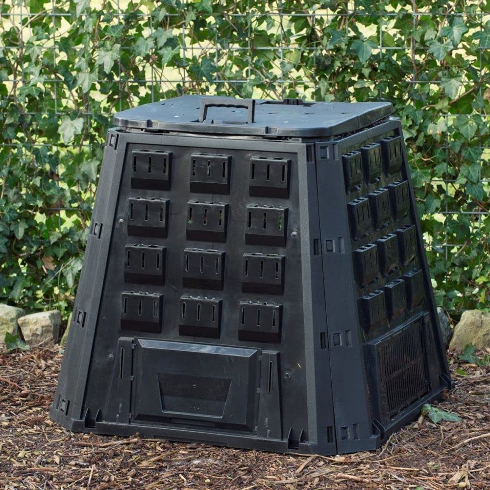 Nature Komposter NATURE Thermo-Kompostsilo - PP, 400 l, schwarz, faltbar - H80 x 88,5 x