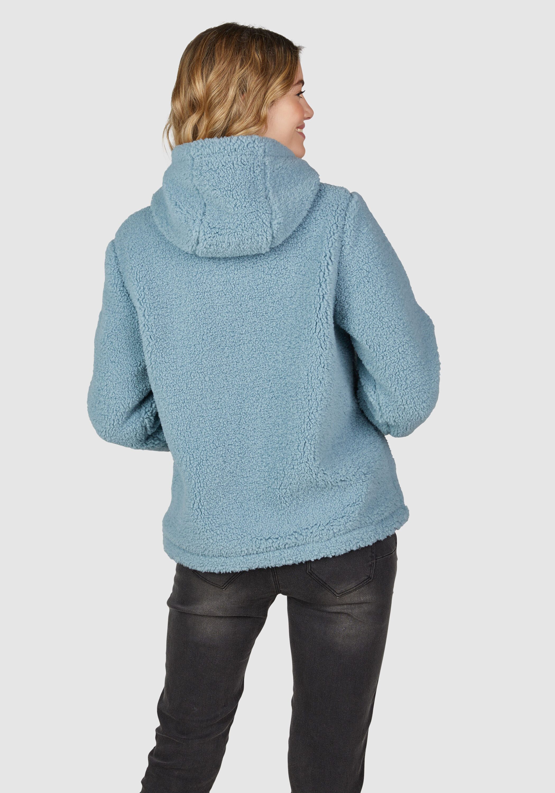 NAVIGAZIONE Fleecejacke in Melangeoptik