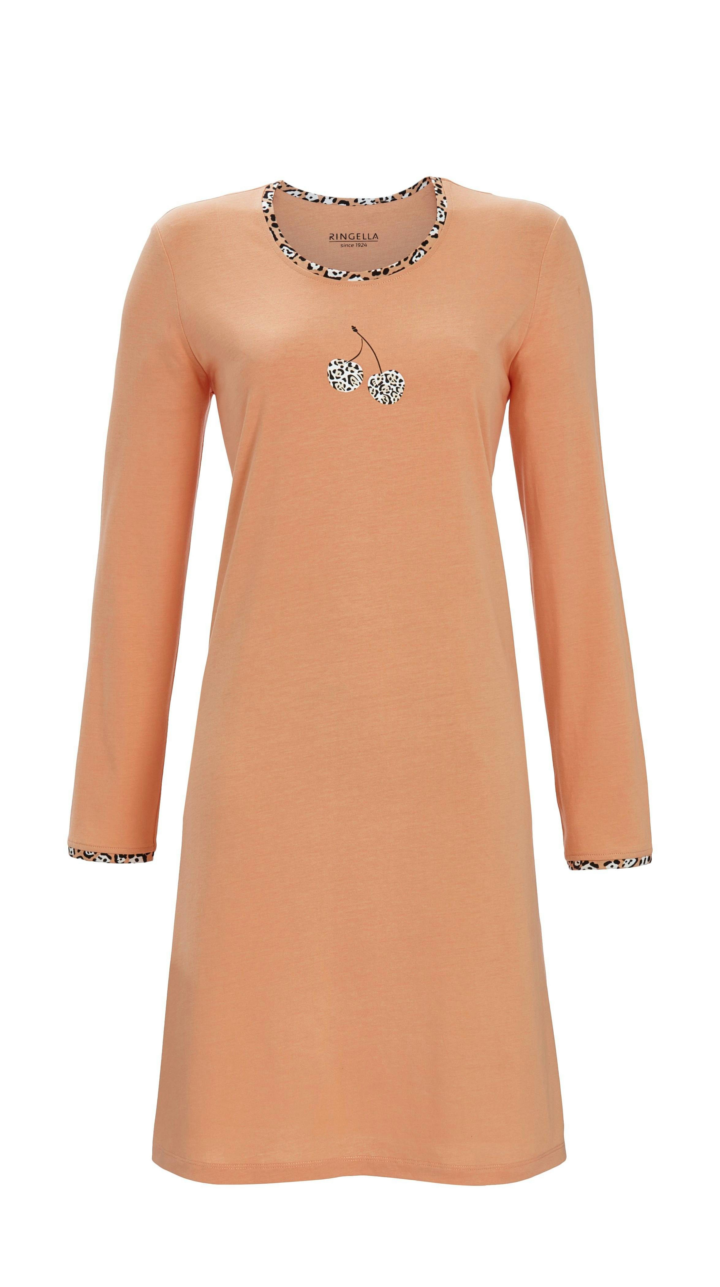 Ringella Nachthemd mit Kirschen-Motivdruck und langen Ärmeln Kirschen-Motiv günstig online kaufen