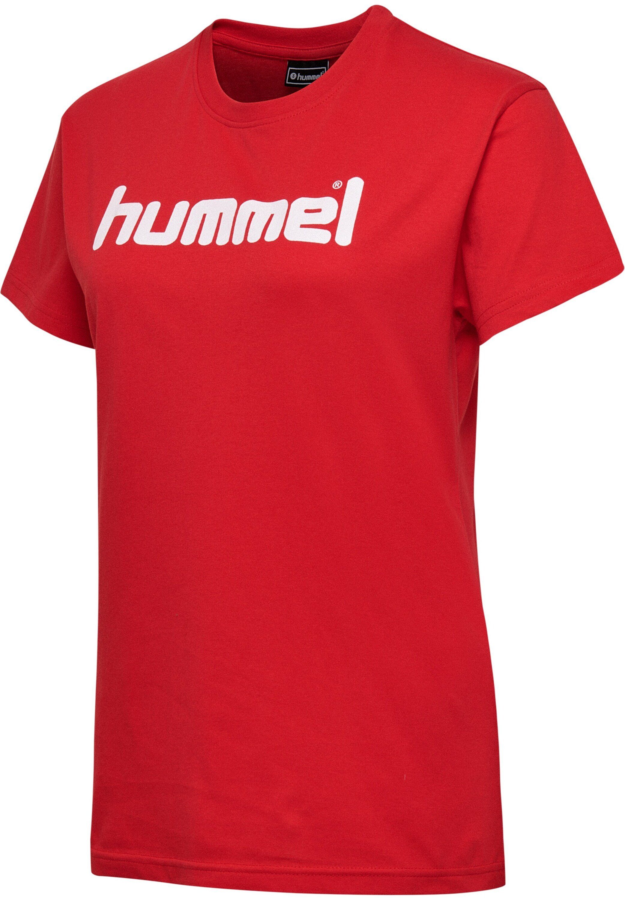 hummel T-Shirt (1-tlg) Plain/ohne Details Rot