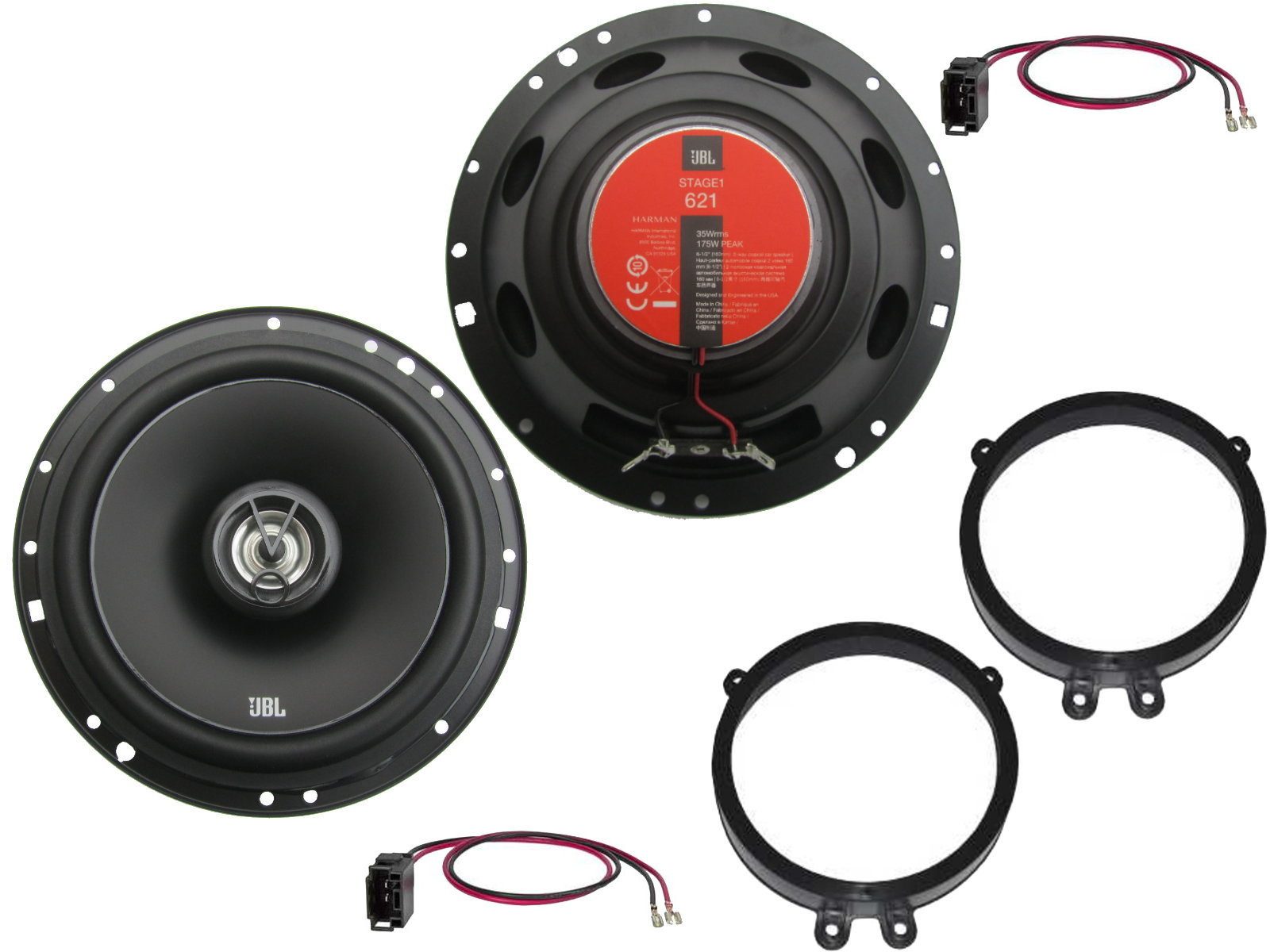 DSX JBL Set für Mercedes C Klasse W203 2000-2007 Tür vorne 350 Watt Auto-Lautsprecher (70 W)