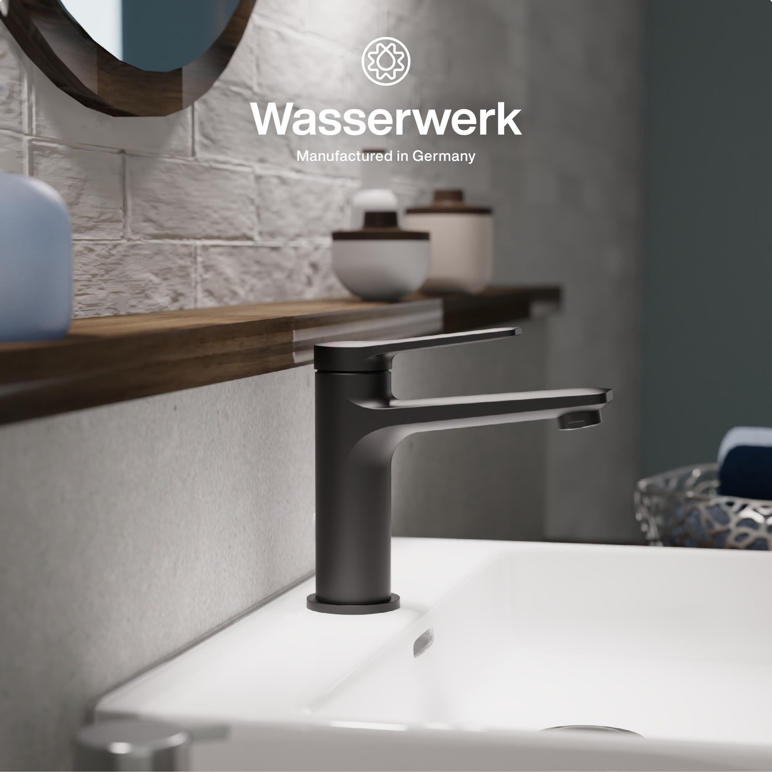 WASSERWERK Waschtischarmatur WT 12 inkl. Popup, wassersparend