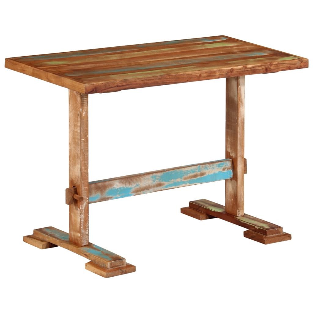 vidaXL Esstisch Esstisch 110x55x78 cm Altholz Massiv (1-St)