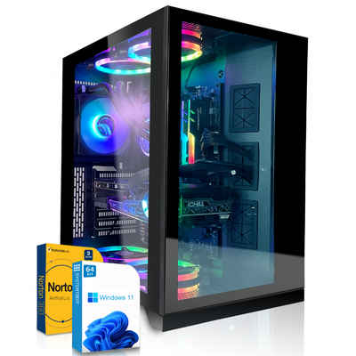 SYSTEMTREFF Gaming-PC (AMD Ryzen 7 5700G, AMD Radeon RX Vega - 8 Core, 16 GB RAM, Luftkühlung)