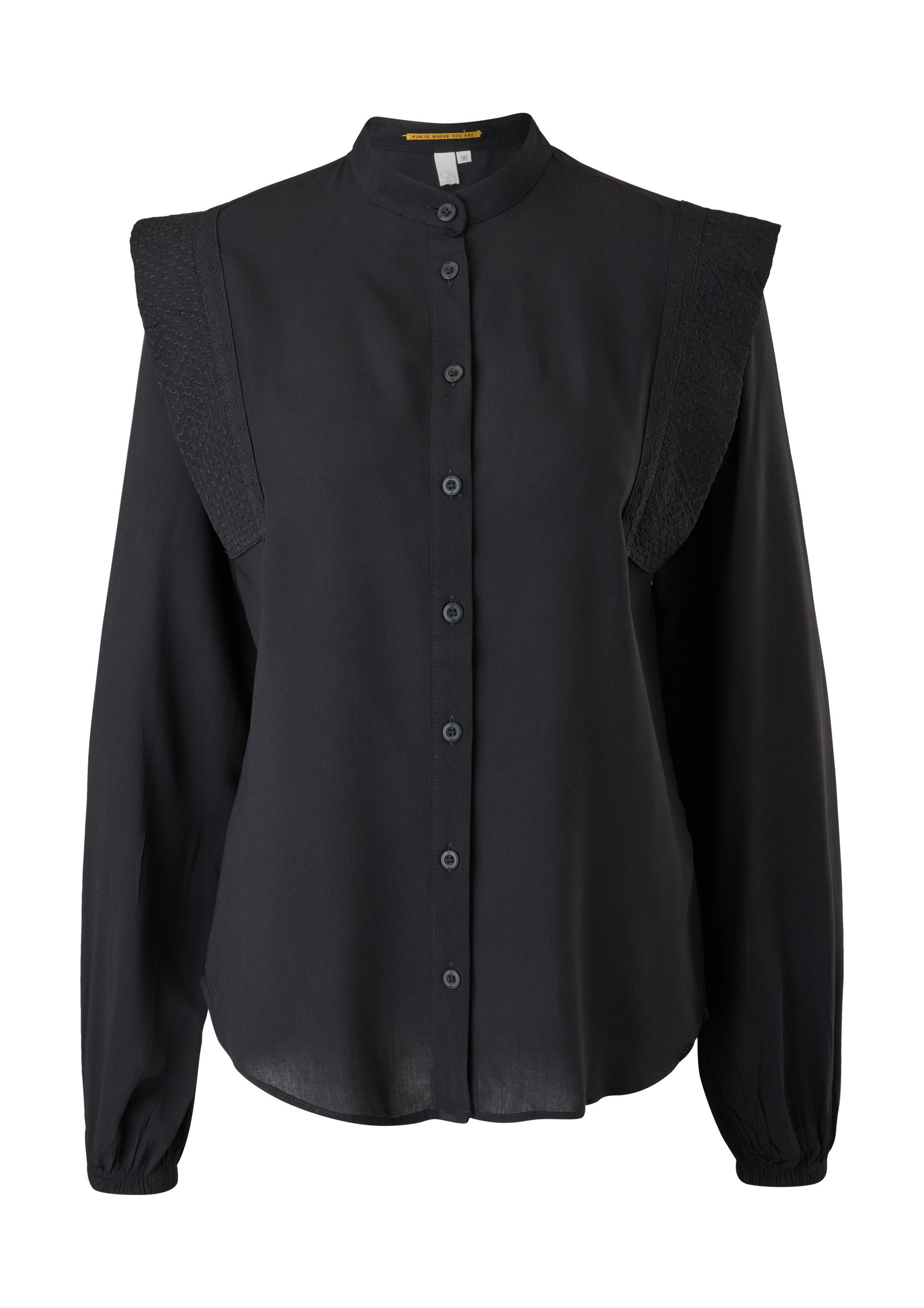 QS Langarmbluse Bluse Bluse aus Viskose günstig online kaufen