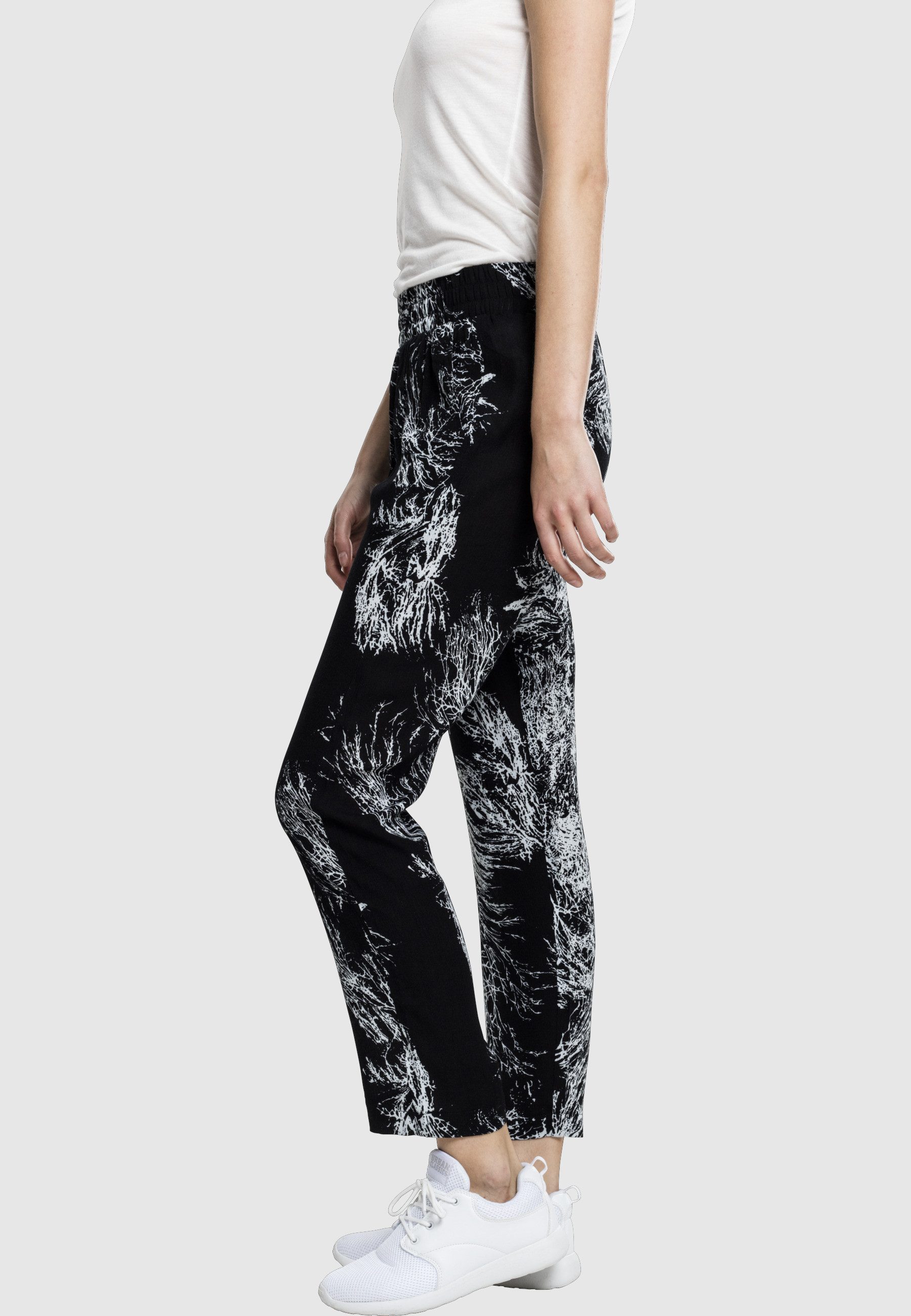 URBAN CLASSICS Stoffhose Urban Classics Damen Ladies Beach Pants (1-tlg)