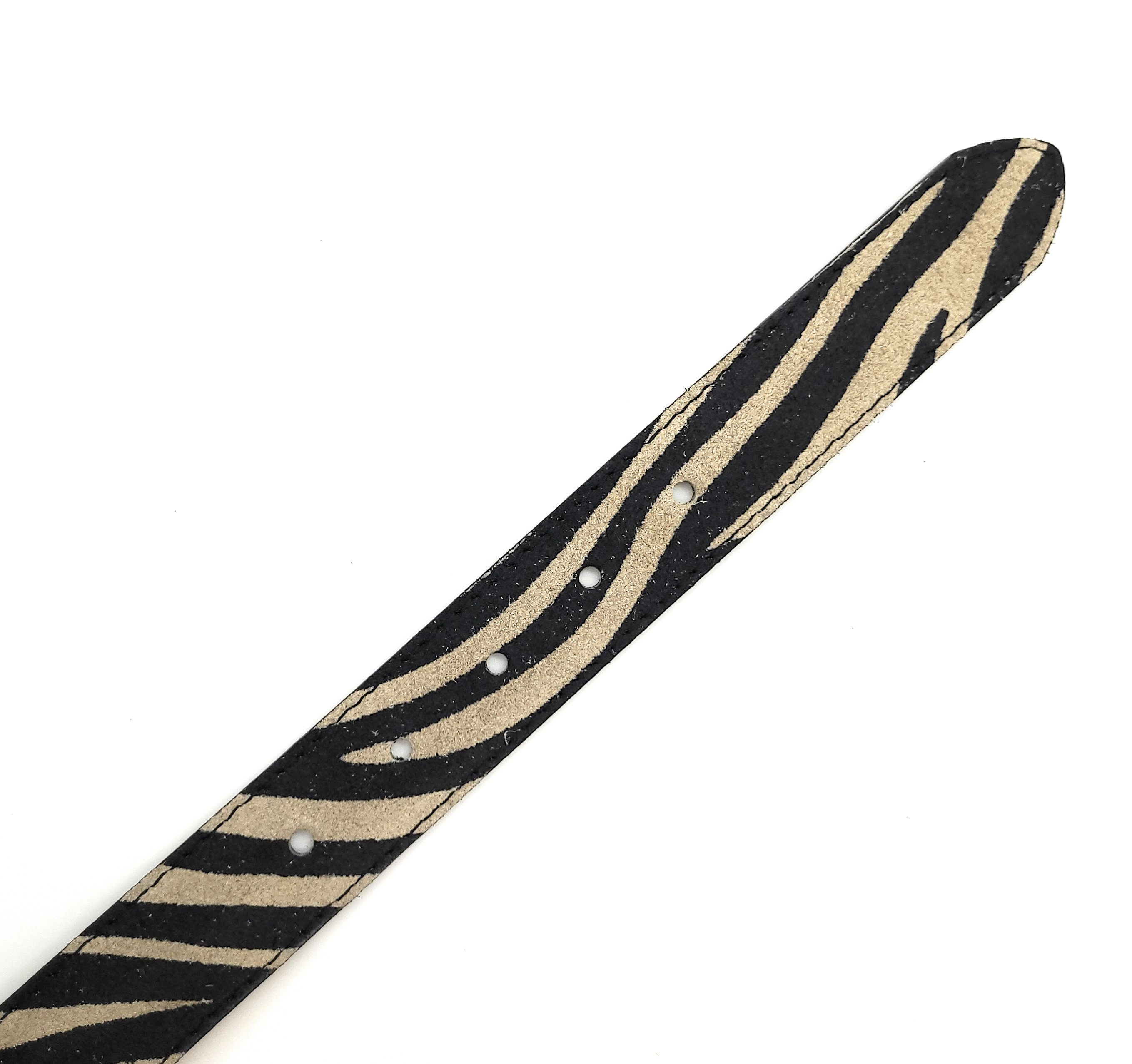 Lemasi Ledergürtel Wildleder Damen Gürtel, made in Italy, 3cm breit, kürzbar, Zebra