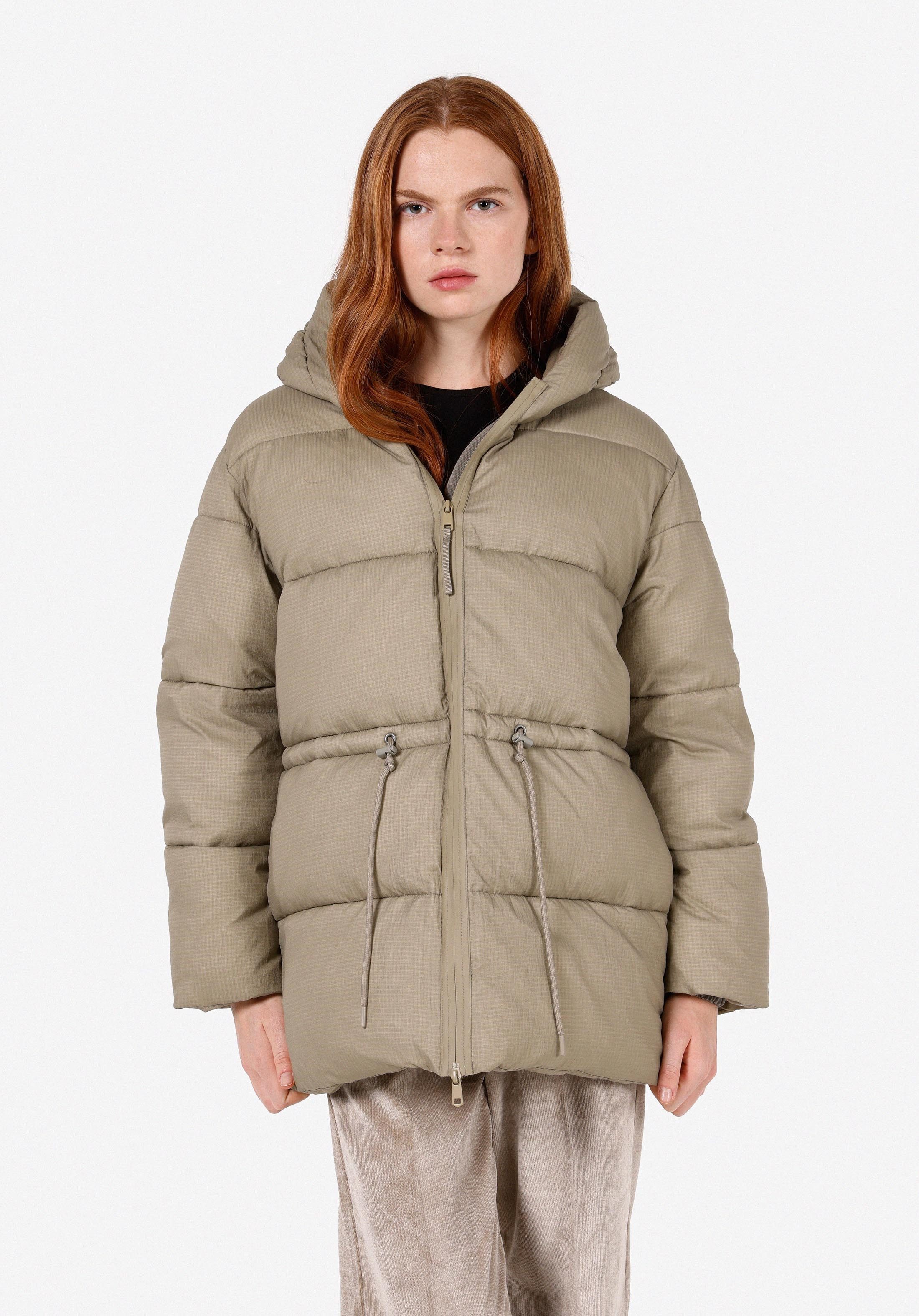Colins Windbreaker Colins Regular Fit Damenmantel mit Kapuze in Grün