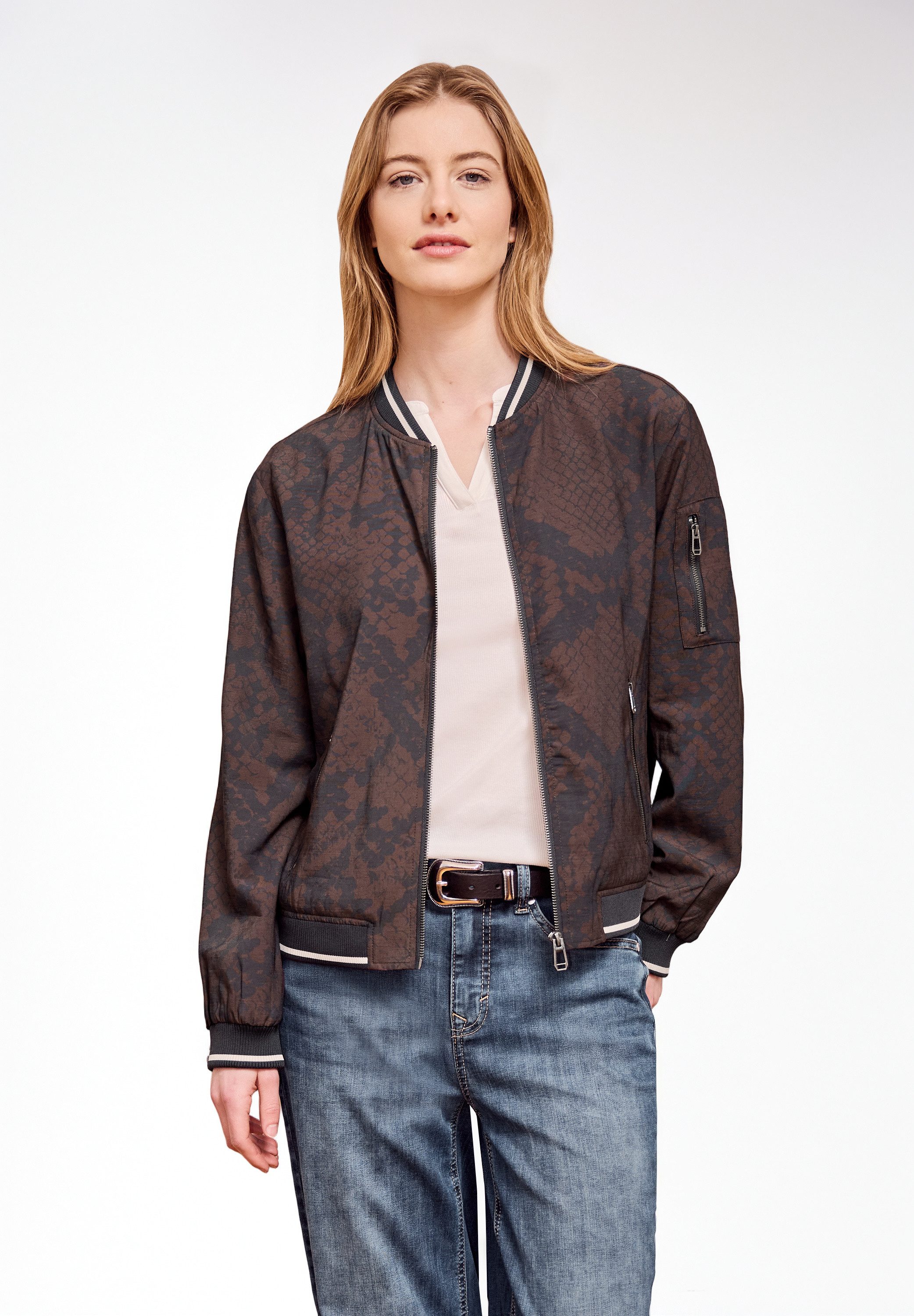 STREET ONE STUDIO Blouson Rundhalsausschnitt