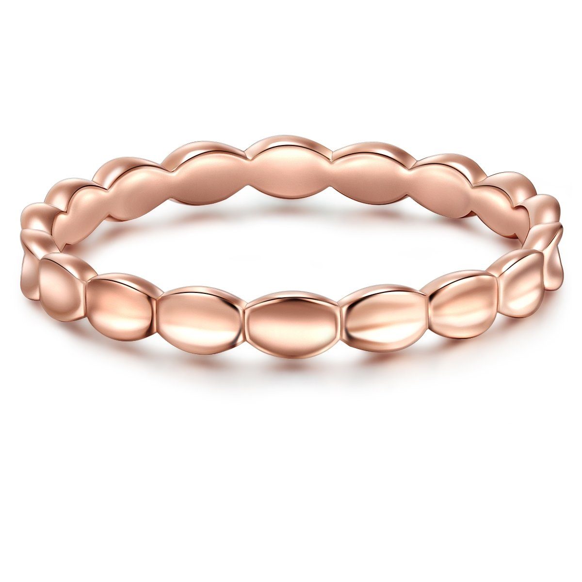 Glanzstücke München Silberring roségold, aus Sterling Silber