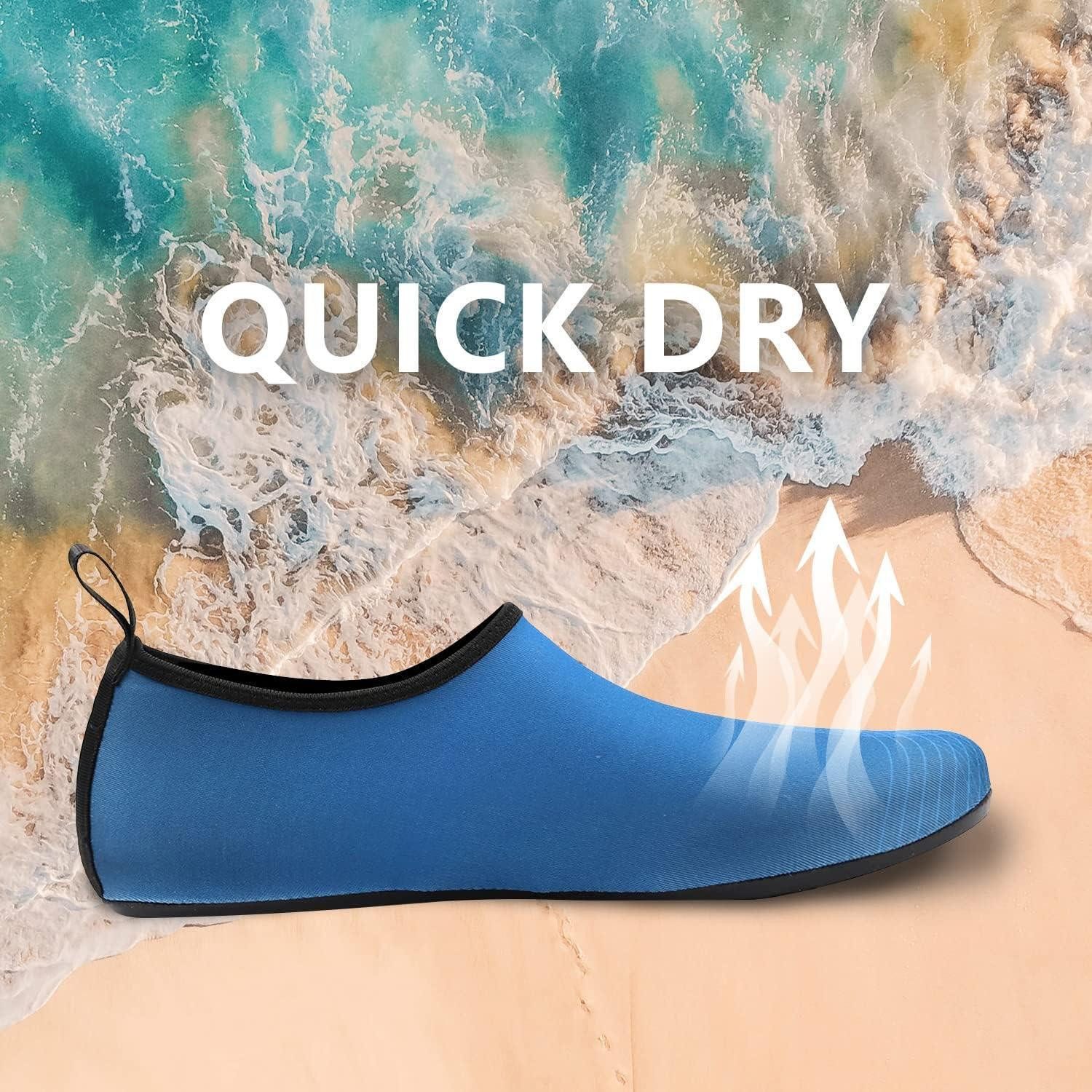 LuxusKollektion Wasserschuhe Herren Damen Badeschuhe Aquaschuhe 42 43 EU 27 Blau Wasserschuh