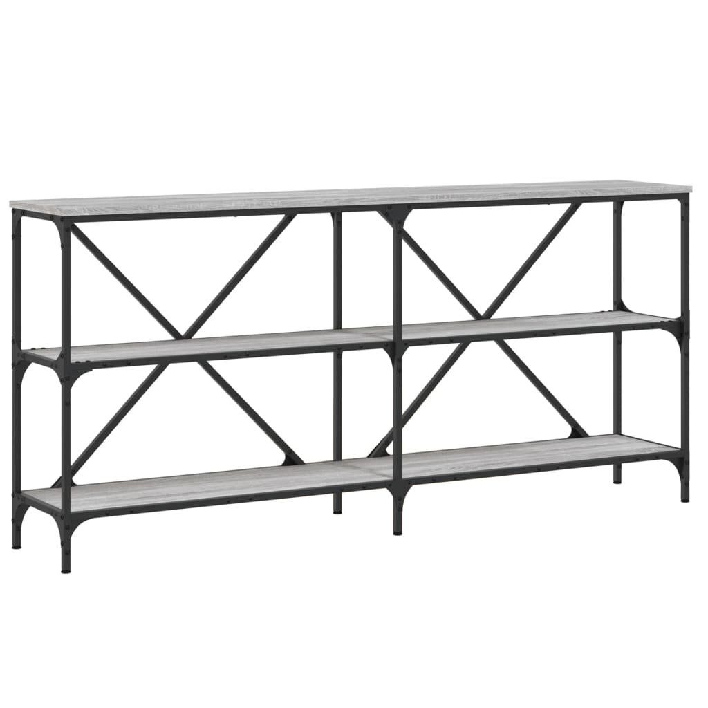 vidaXL Beistelltisch Konsolentisch Grau Sonoma 160x30x75 günstig online kaufen