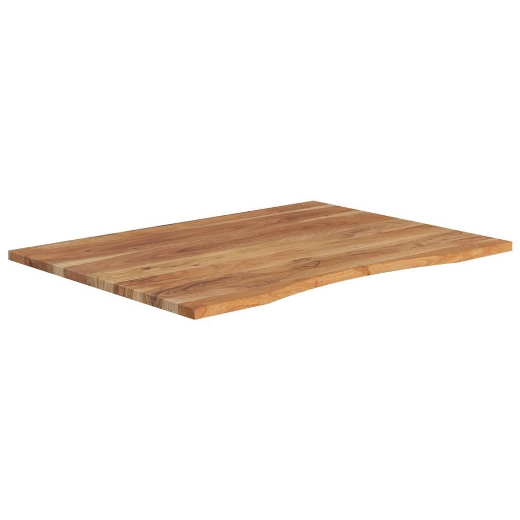 vidaXL Tischplatte Schreibtischplatte 110x80x2,5 cm Rechteckig Massivholz