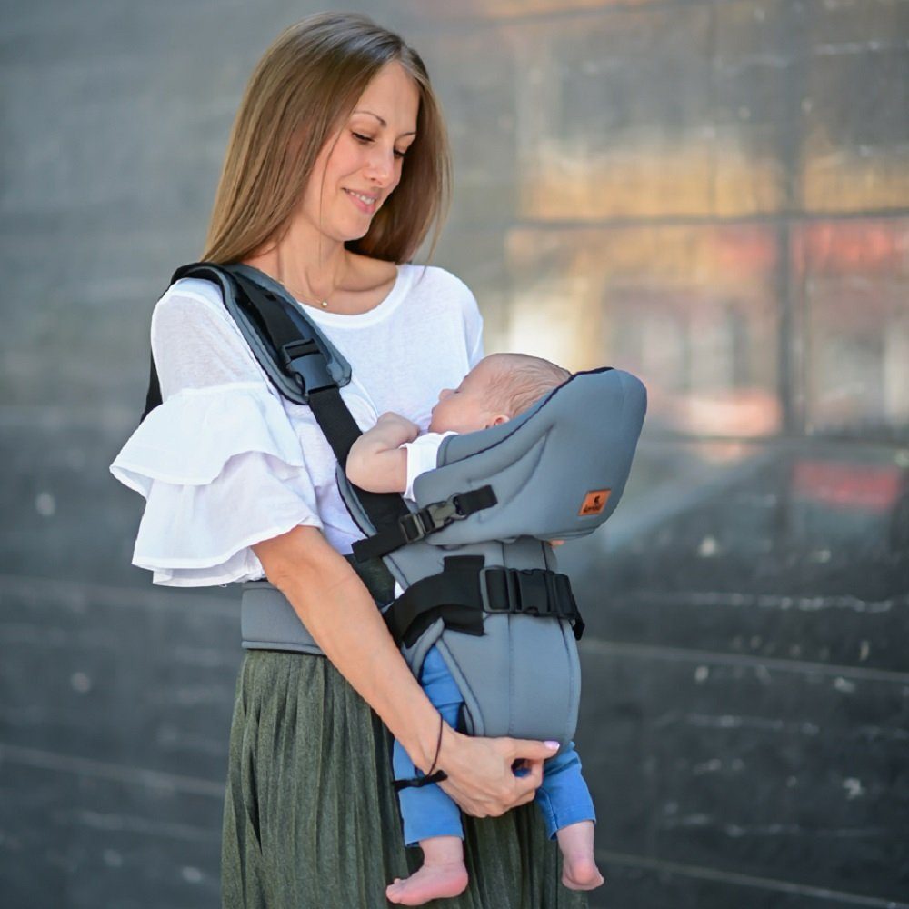Lorelli Tragehilfe Babytrage Richtungen Bauchtrage Weekend, 2 ab Monate dunkelrot Babytrage, 4
