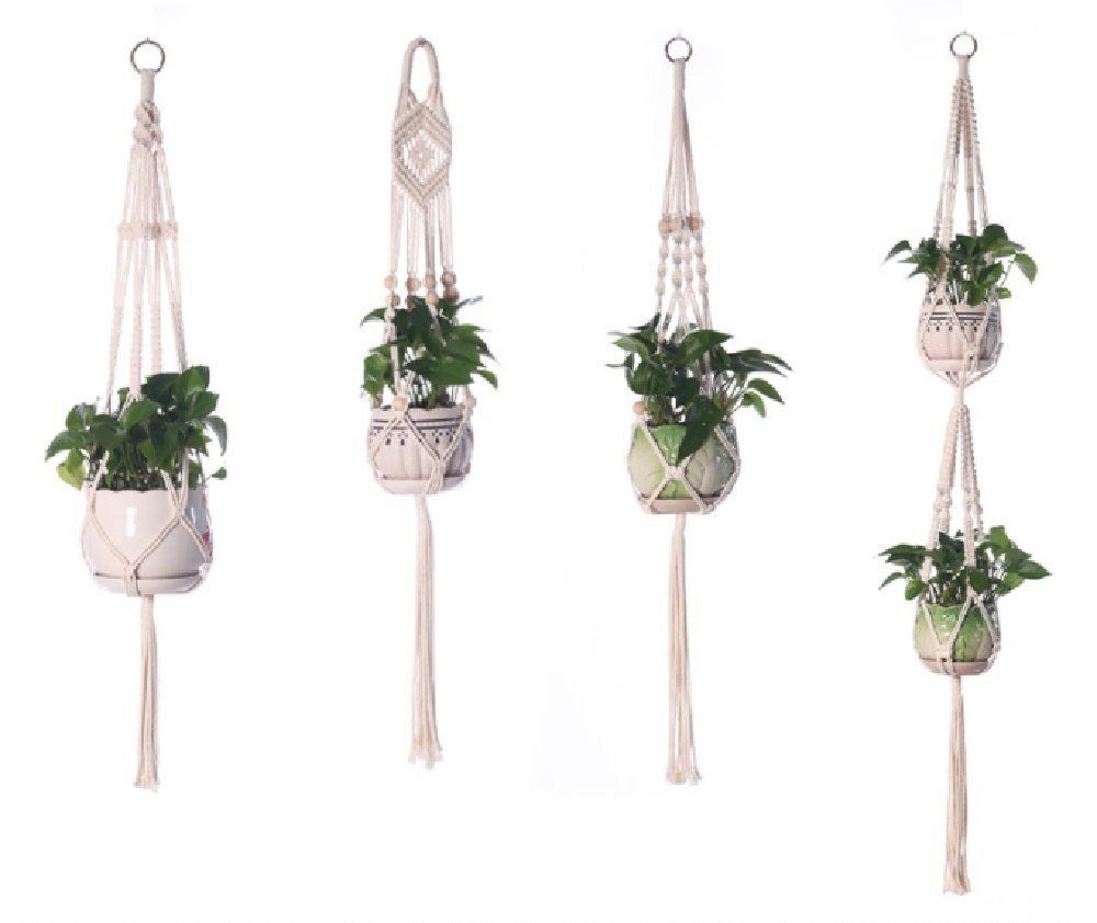 Coonoor Dekohänger Makramee Blumenampel, Blumentopf Pflanzen günstig online kaufen