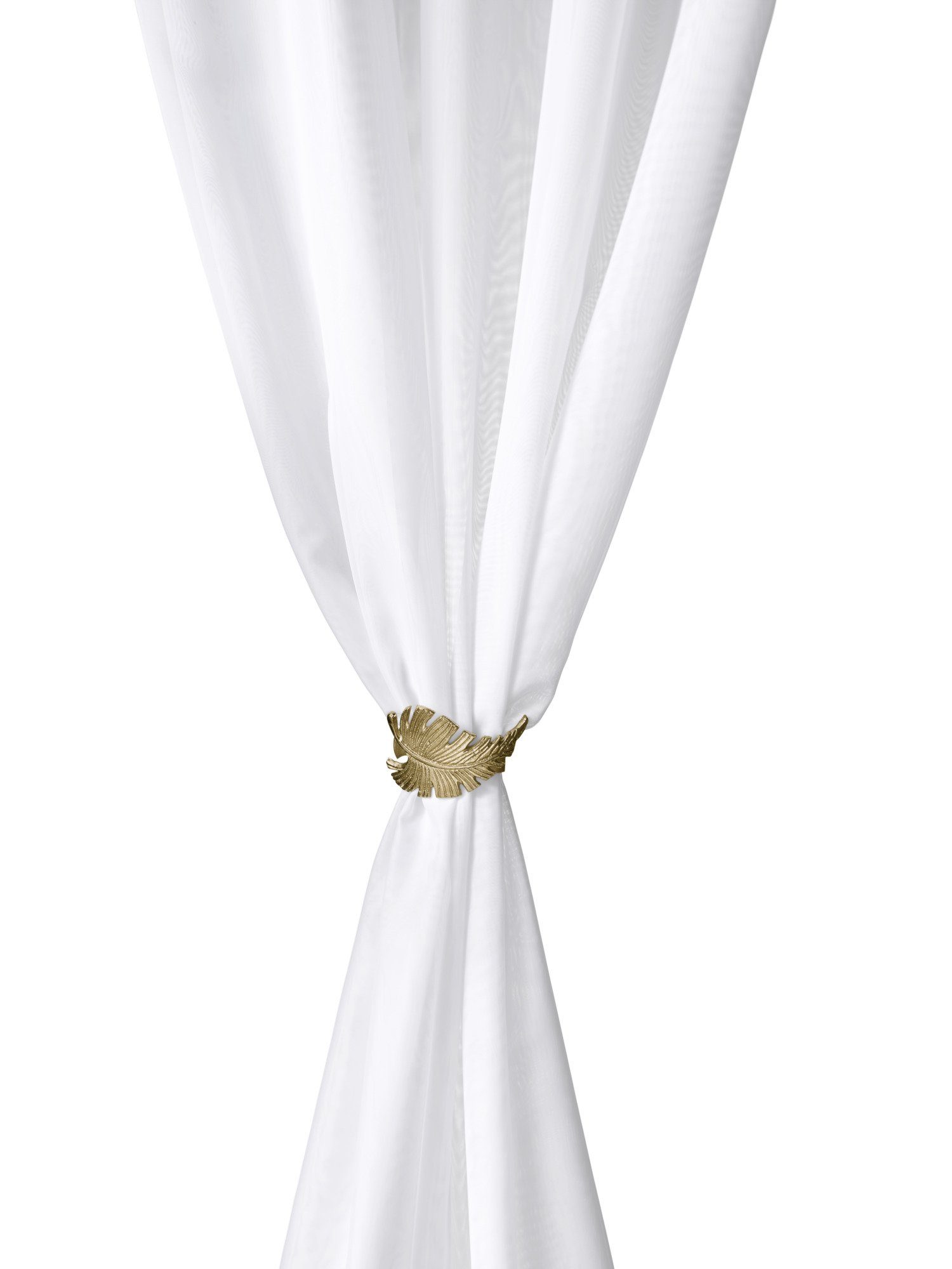 Heine Home Raffhalter Blatt Mit Spange Aufwandig Gefertigt Online