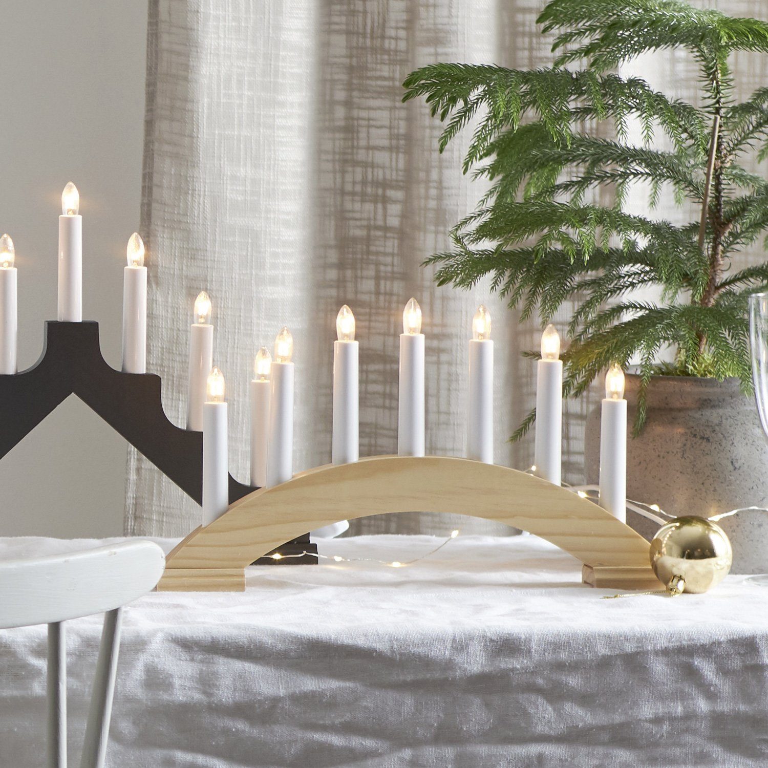 STAR TRADING Lichterbogen Schwibbogen Bea Fensterleuchter günstig online kaufen