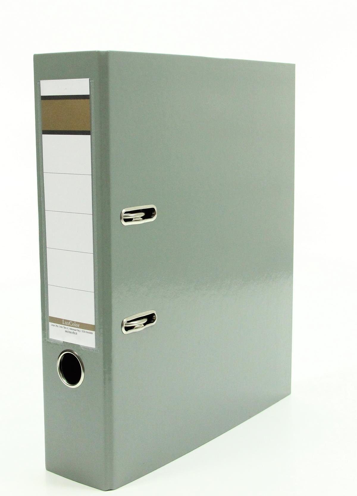 Livepac Office Aktenordner Livepac Caribic Glanz-Ordner / DIN A4 / 75mm breit / Farbe: grau