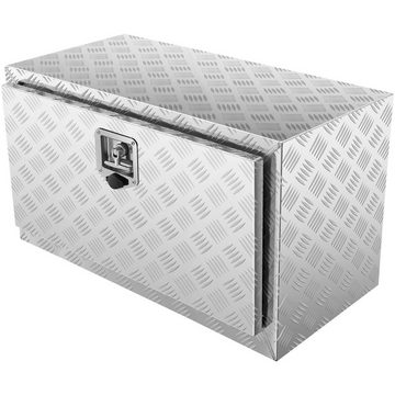VEVOR Werkzeugbox Aluminium-Diamantplatten-Werkzeugkasten mit Schloss & Schlüsseln