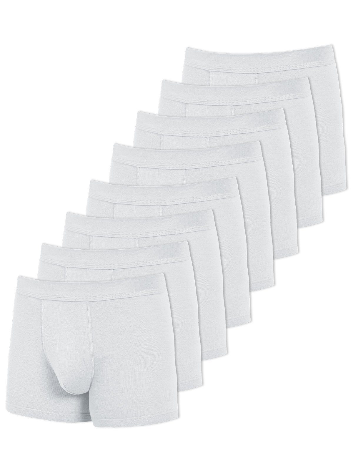 KUMPF Retro Pants 8er Sparpack Herren Pants Bio Cotton (Spar-Set, 8-St) - weiss