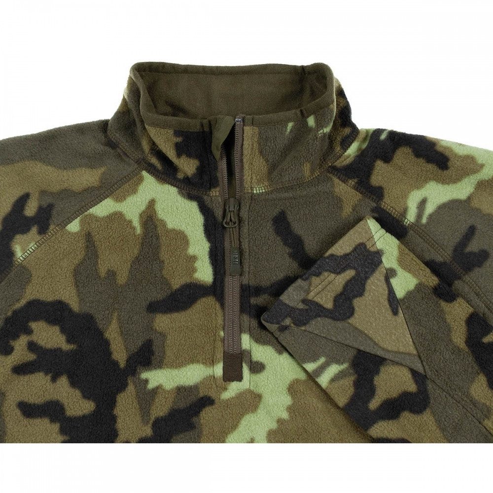 MFH Langarmshirt MFH Shirt "Troyer" Microfleece für Outdoor.
