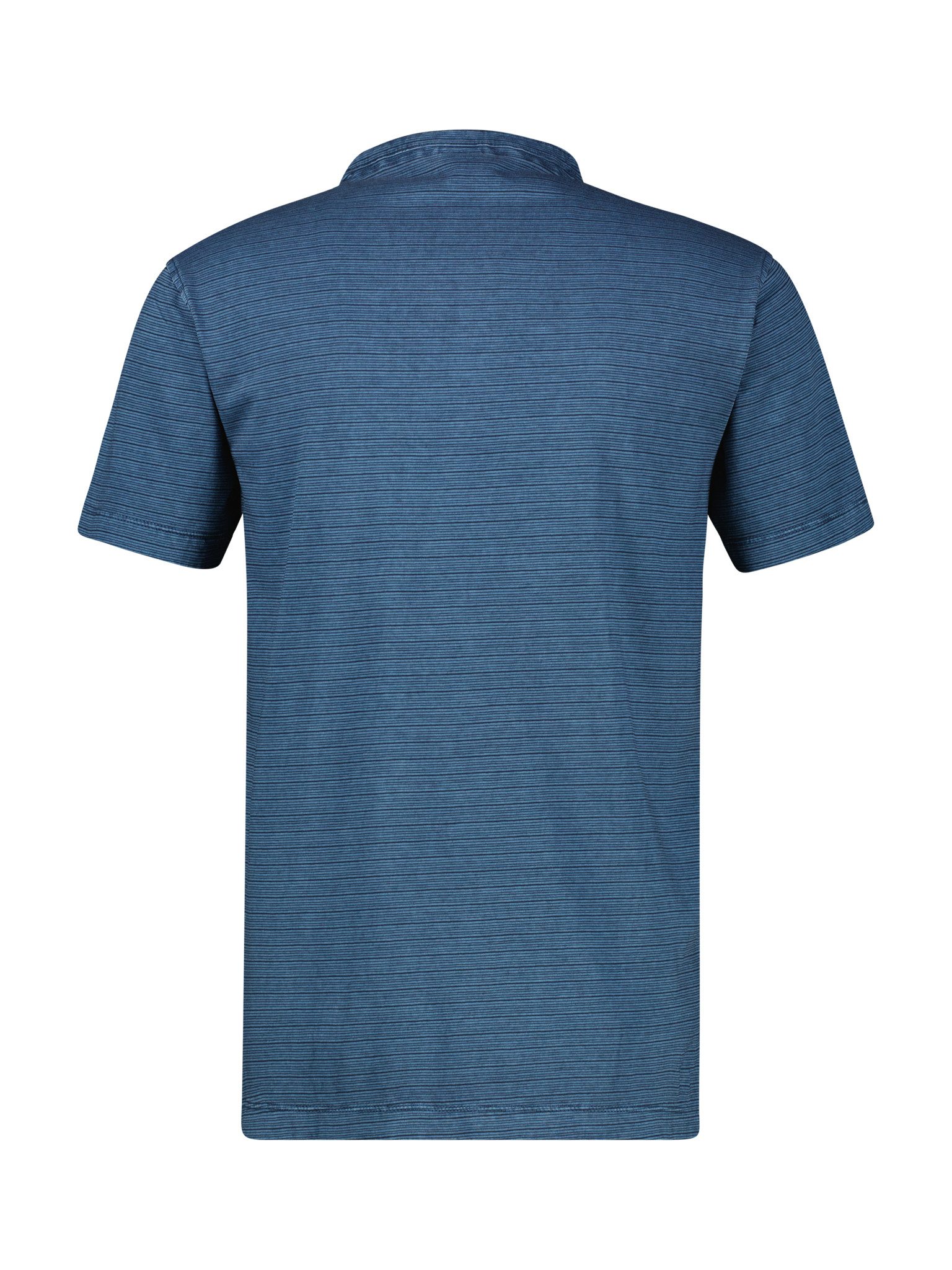 LERROS Kurzarmshirt mit Serafino-Kragen – Bild 4 von 4