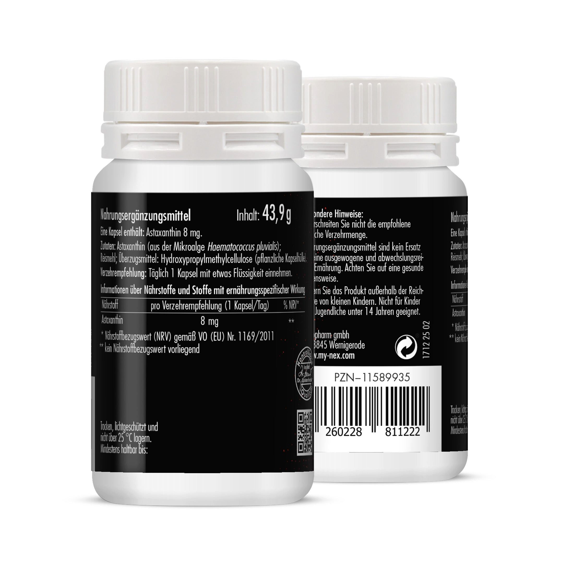 Ascopharm NEX Astaxanthin Kapseln 1, 1 er