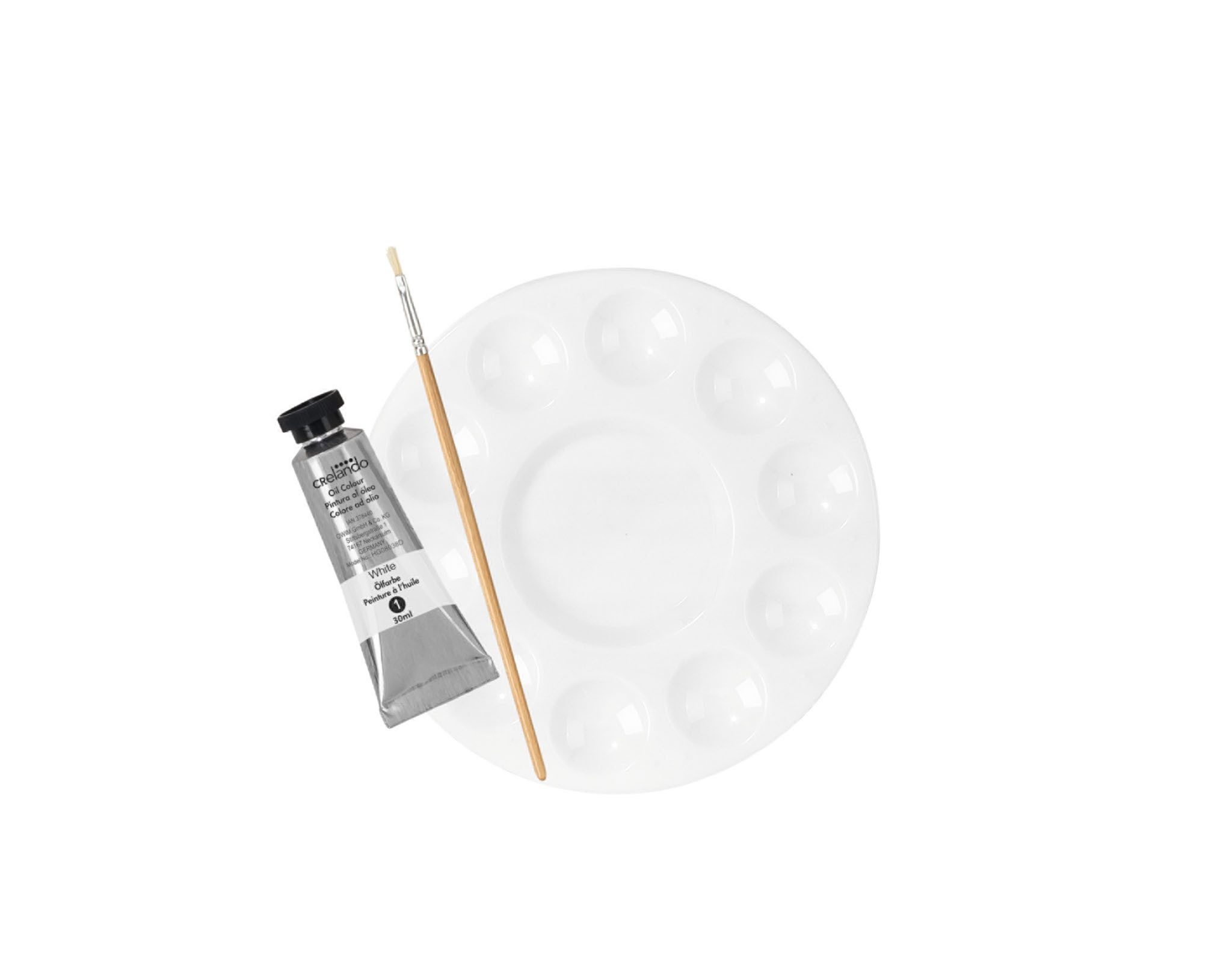 Crelando Buntstift Malen HomeArtist Artnight Ölfarben Malset inkl. Online-Videokurs