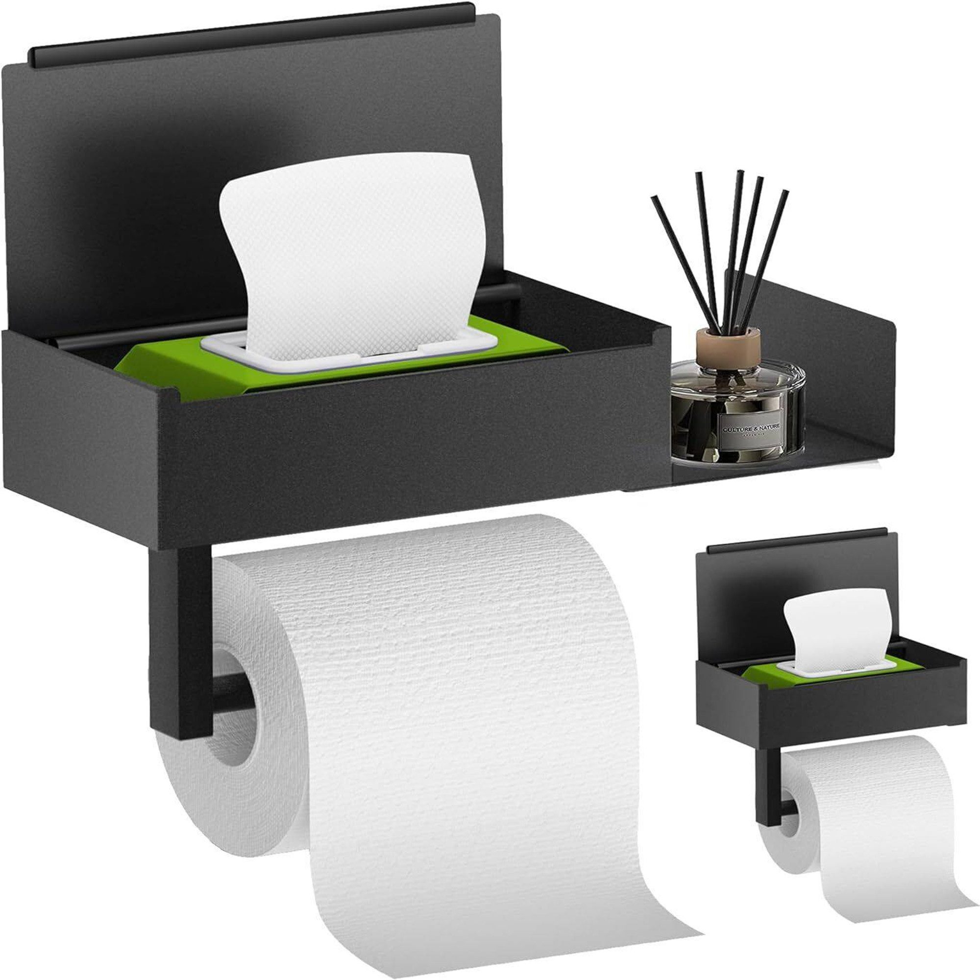 MC Star Toilettenpapierhalter Mit Feuchttücherbox Toilettenpapierhalter günstig online kaufen