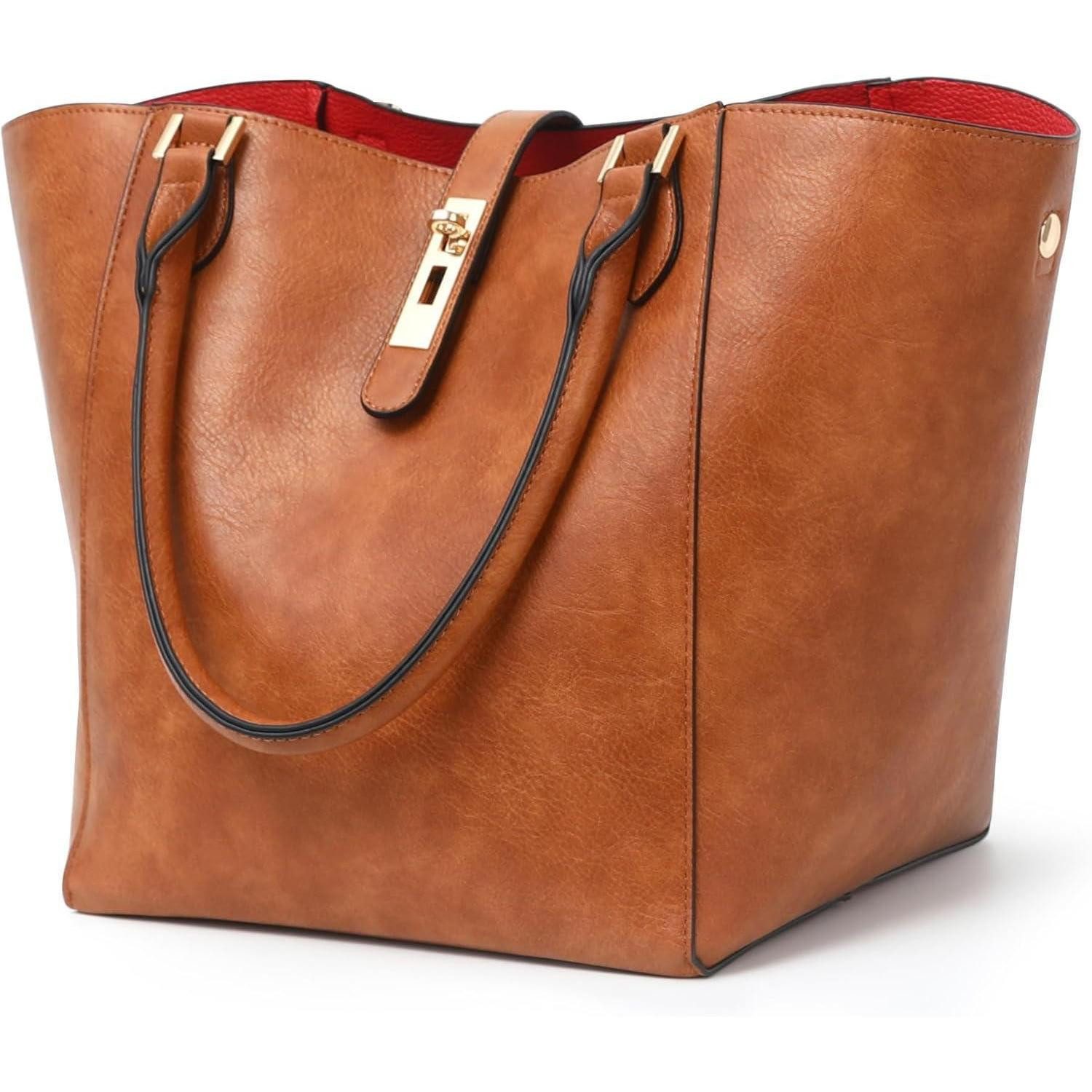 LuxusKollektion Shopper Damen Shopper Handtasche Leder günstig online kaufen