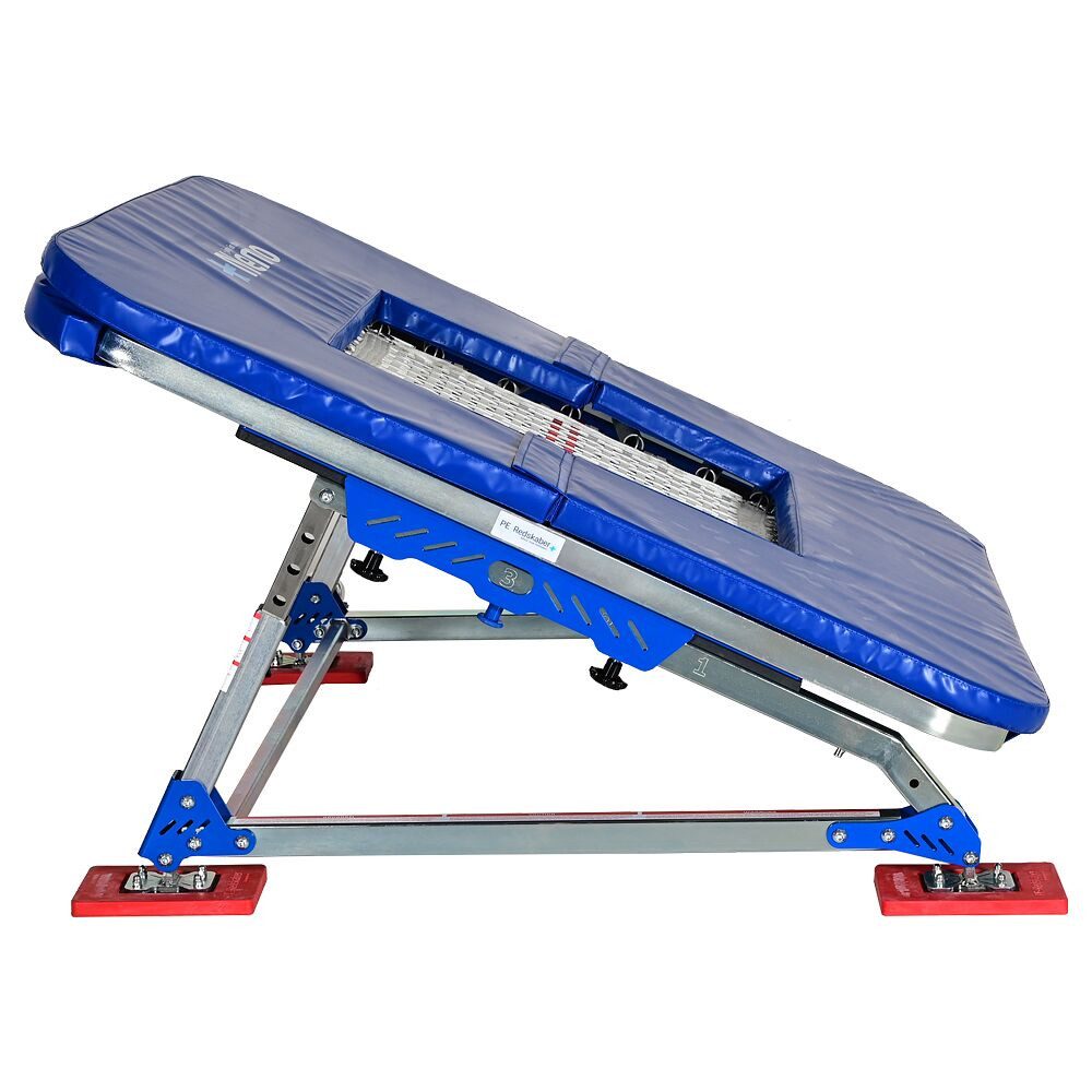 PE-Redskaber Bodentrampolin Minitramp Nemo, Beweglicher Rahmen mit verschiedenen Einstellungen