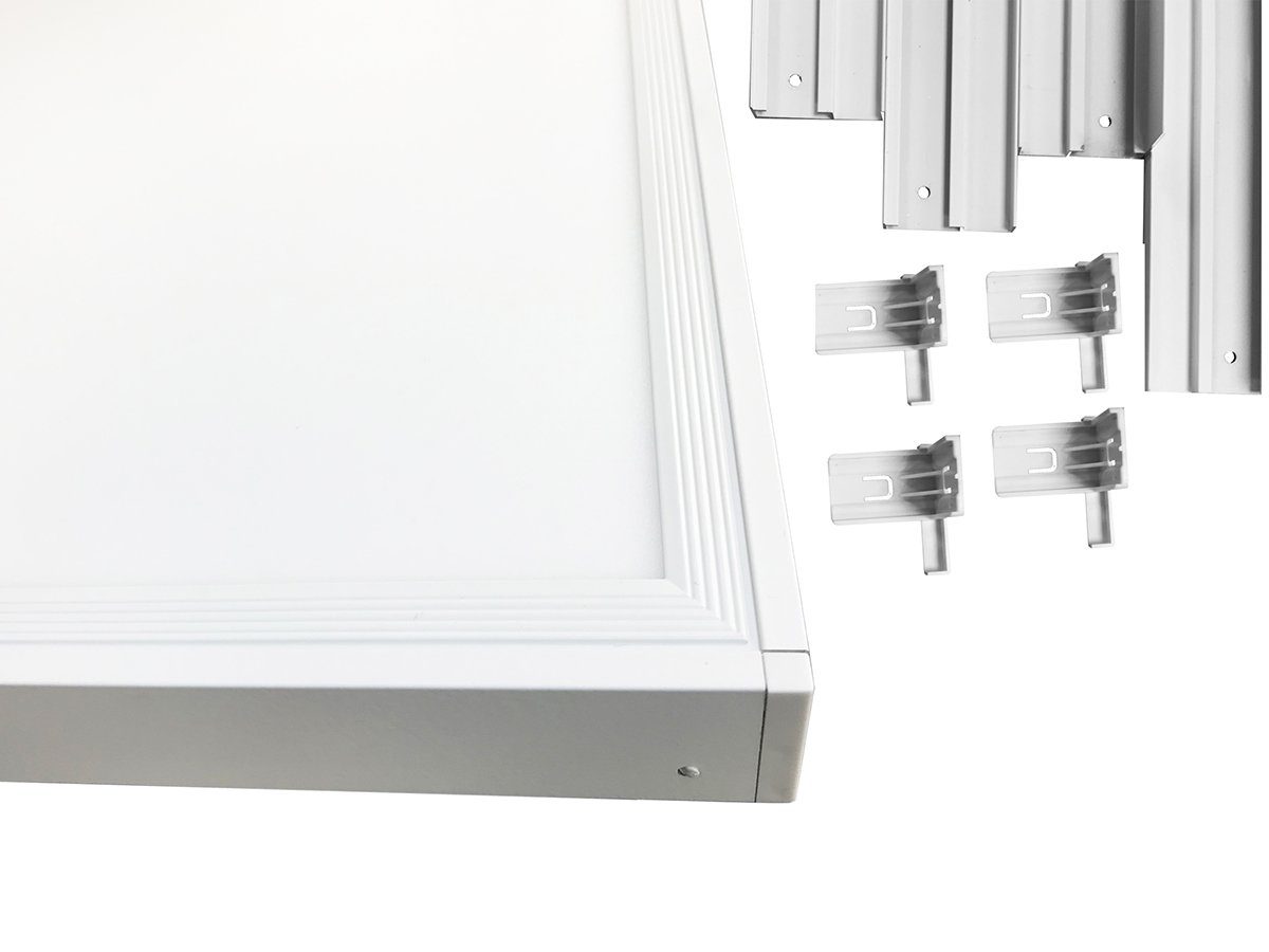 für und Deckenleuchte, 3D Deckenleuchten Wand LED Deckenlampe Aufbaurahmen Lecom 62x62 Aufputz Panel Panel inkl. Decke