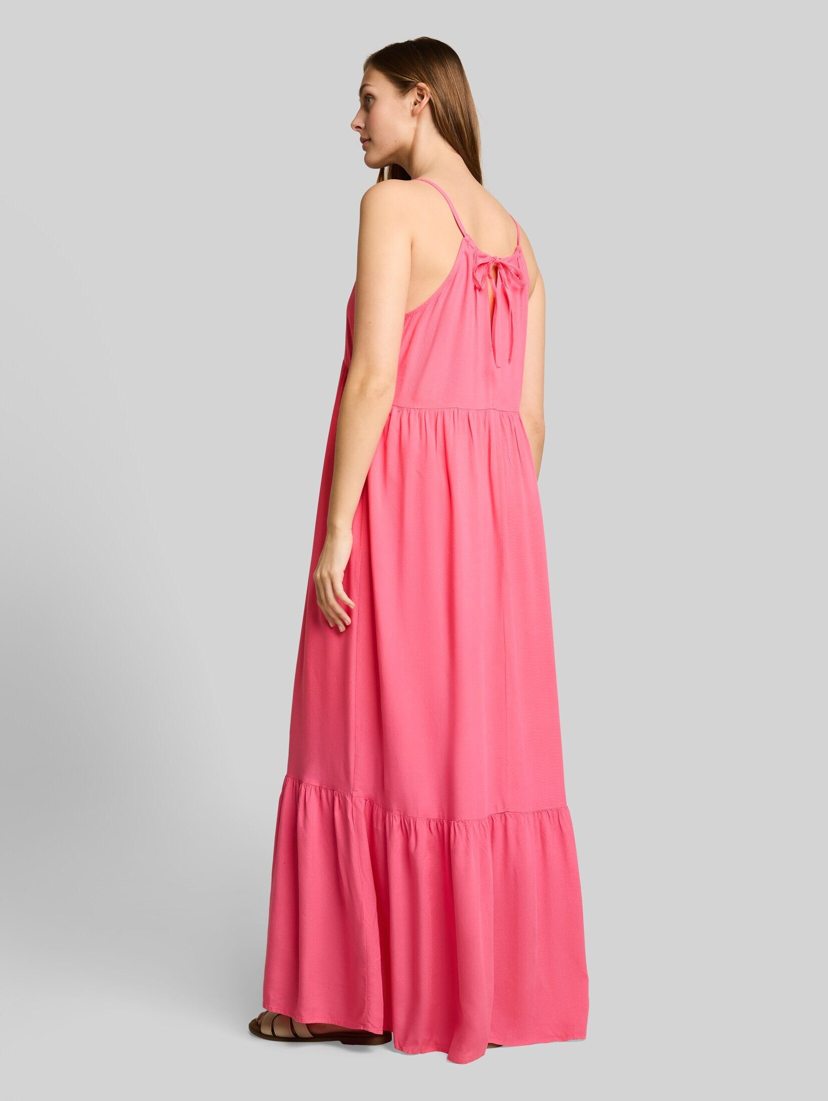 TOM TAILOR Denim Maxikleid Kleider & Jumpsuits Maxi-Kleid mit Volants