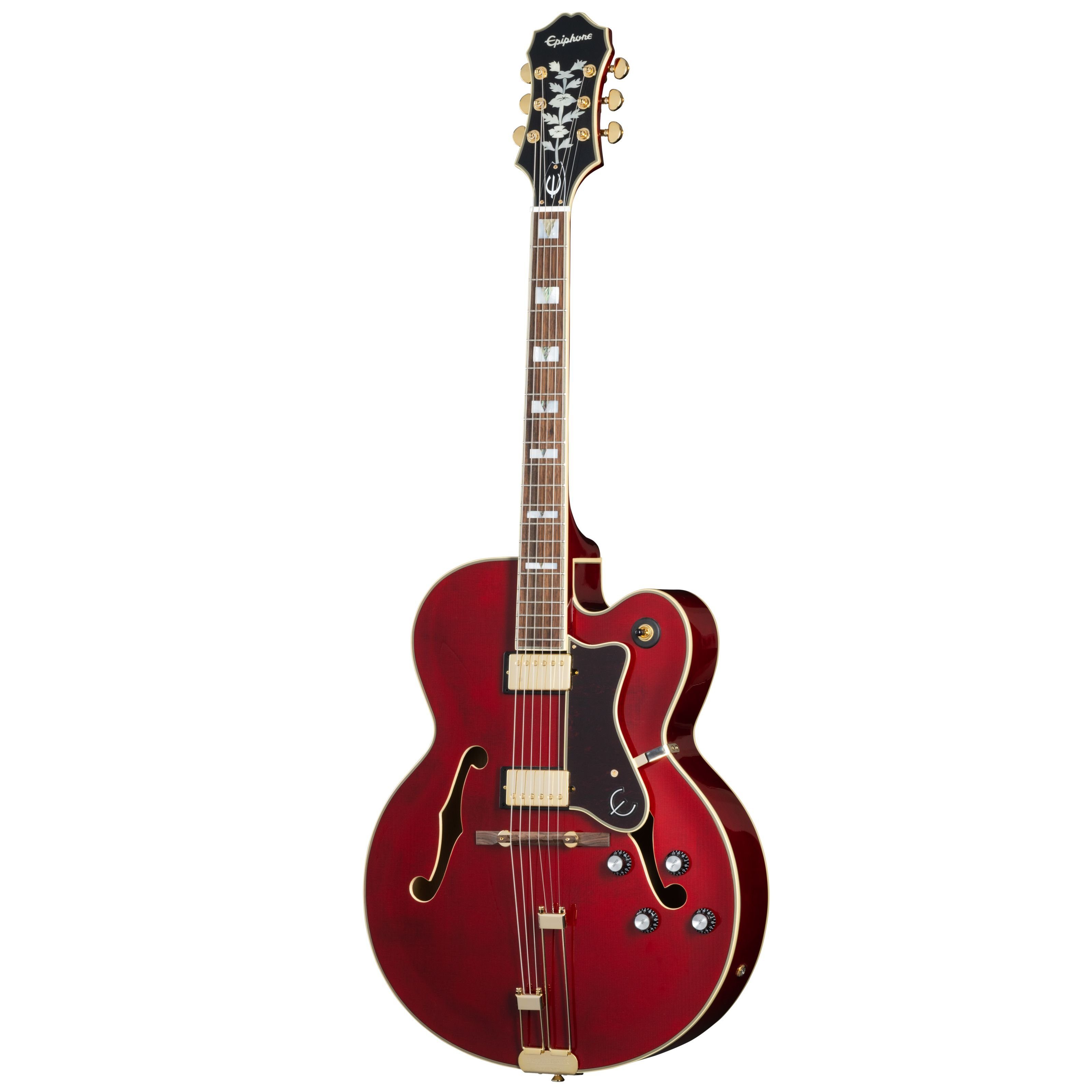 Epiphone Halbakustik-Gitarre, Halb-Akustik Gitarren, Hollow-Body Modelle, Broadway Wine Red - Halbakustik Gitarre