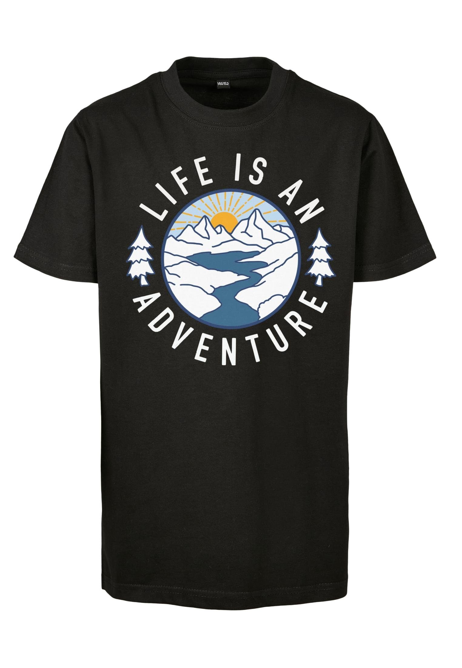 Kinder Kids angenehmer MisterTee T-Shirt Is aus (1-tlg), An Life Adventure Stylisches Tee Kurzarmshirt Baumwollmischung