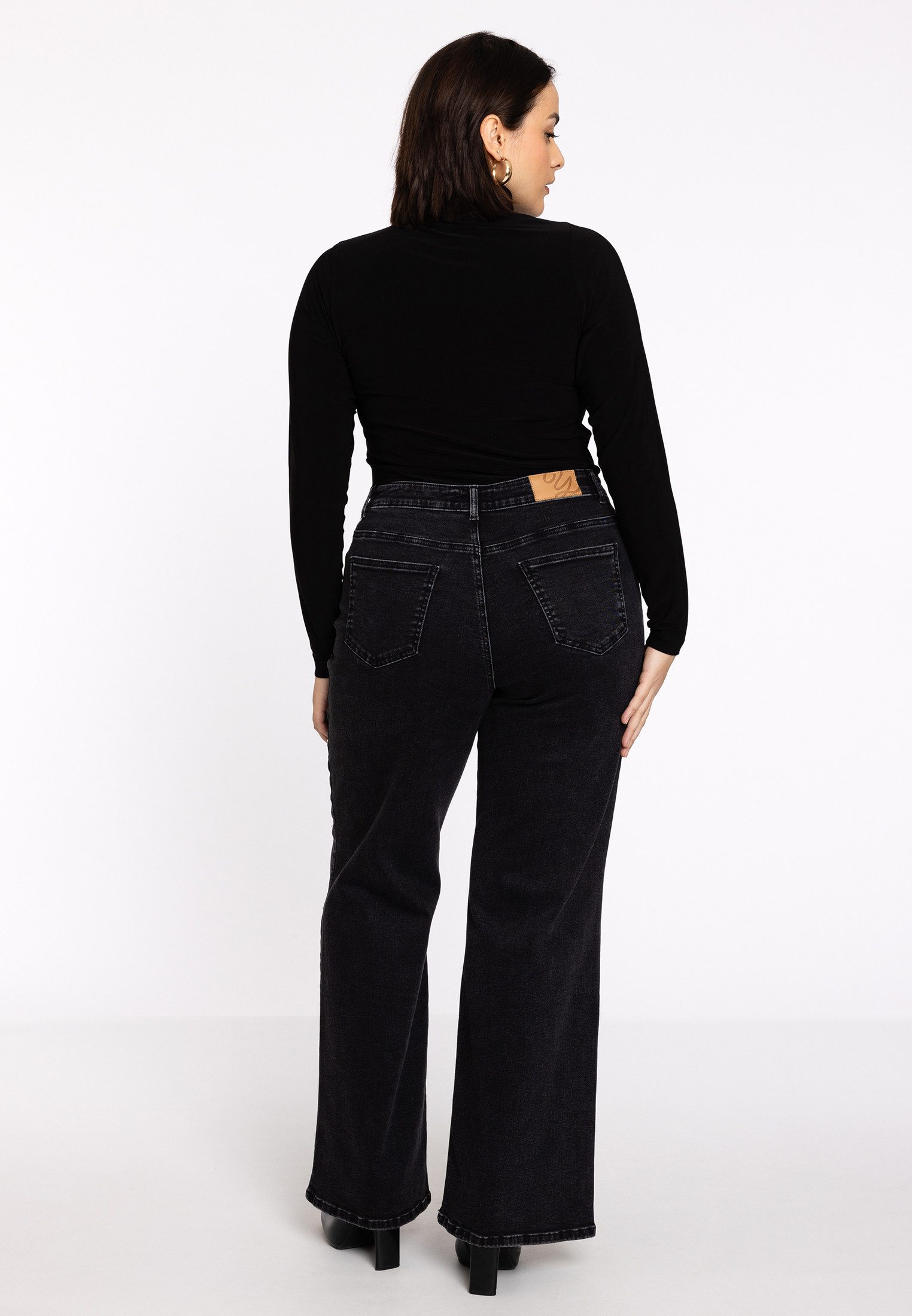 YOEK High-waist-Jeans Damen Jeans Bootcut