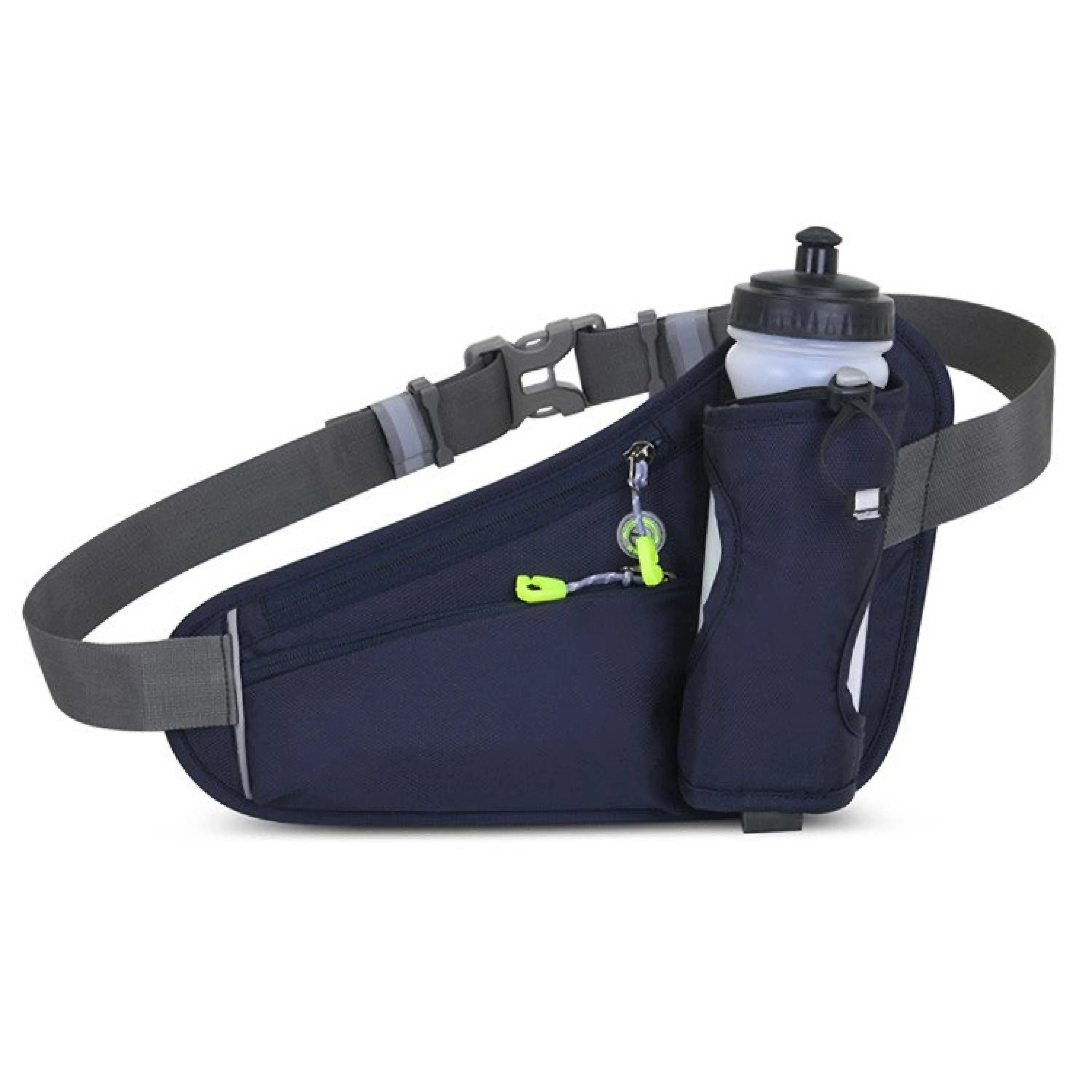 Sport-Knight® Laufgürtel Outdoor Bauchtasche mit Flaschenhalter – Wasserfest & Verstellbar