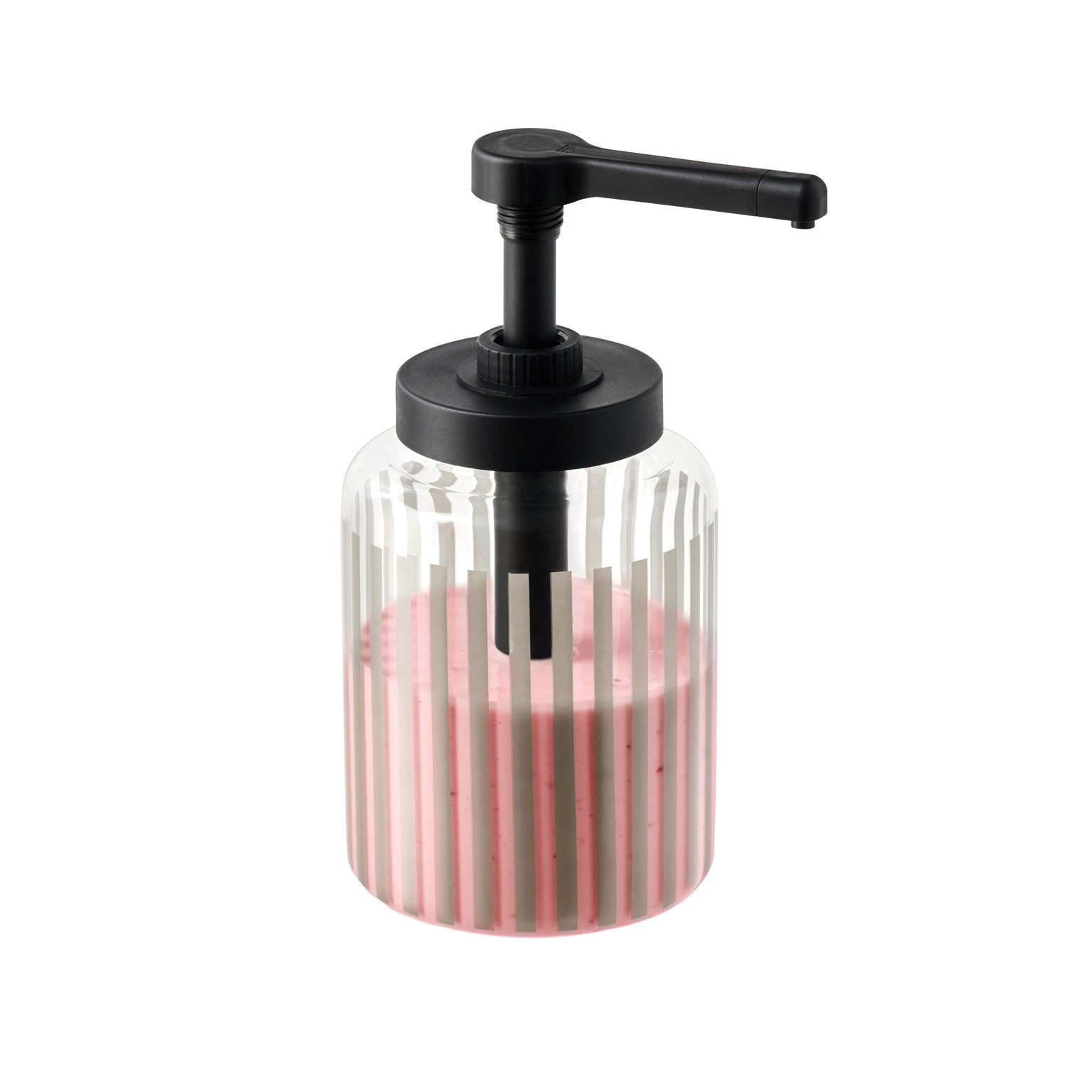 APS Aufbewahrungsbecher DISPENSA, Glas, Polyethylen, (1-tlg), ideal für Marmelade, Joghurt und Soßen