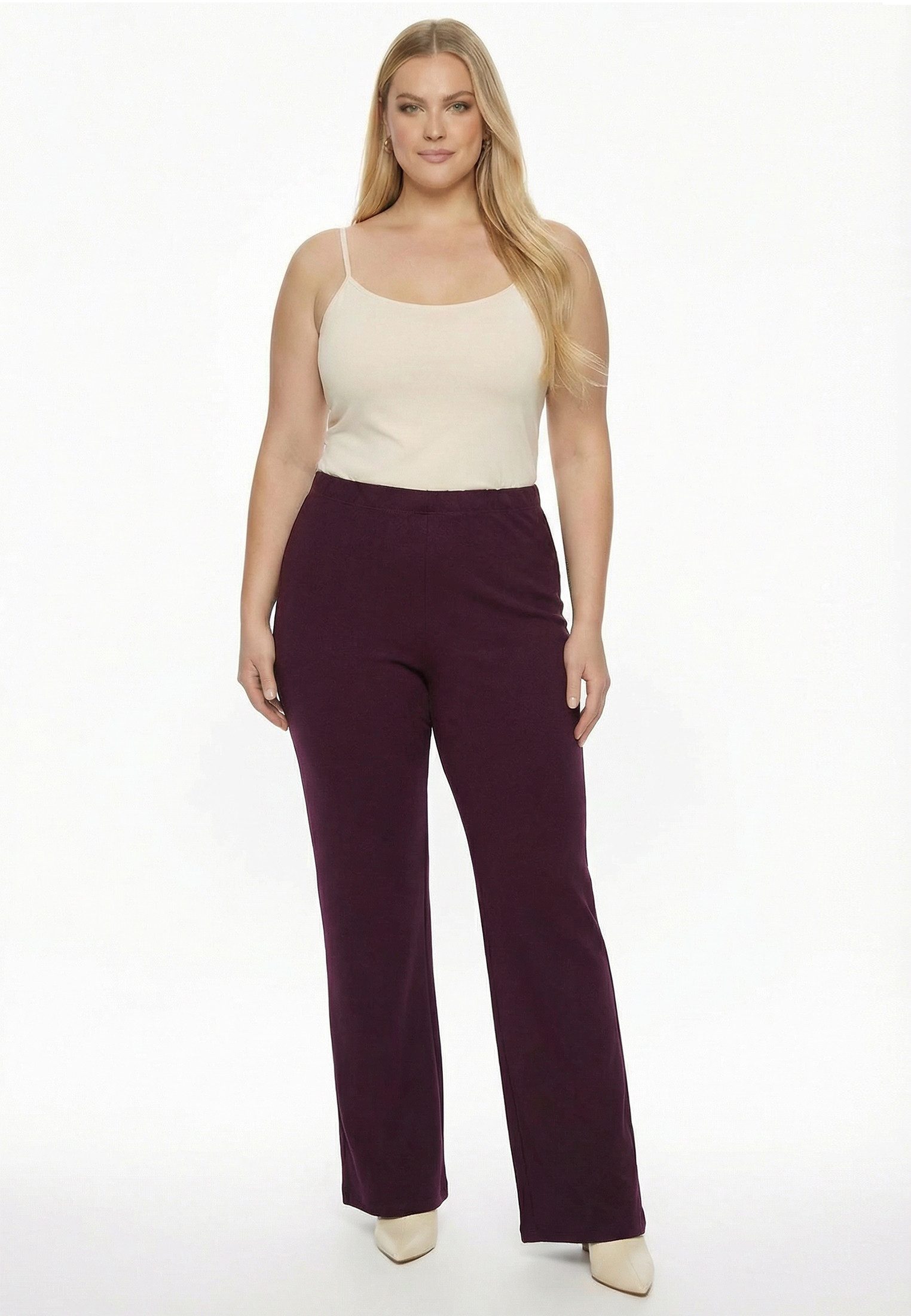 YOEK Bootcuthose Damen Hose Flare Fit
