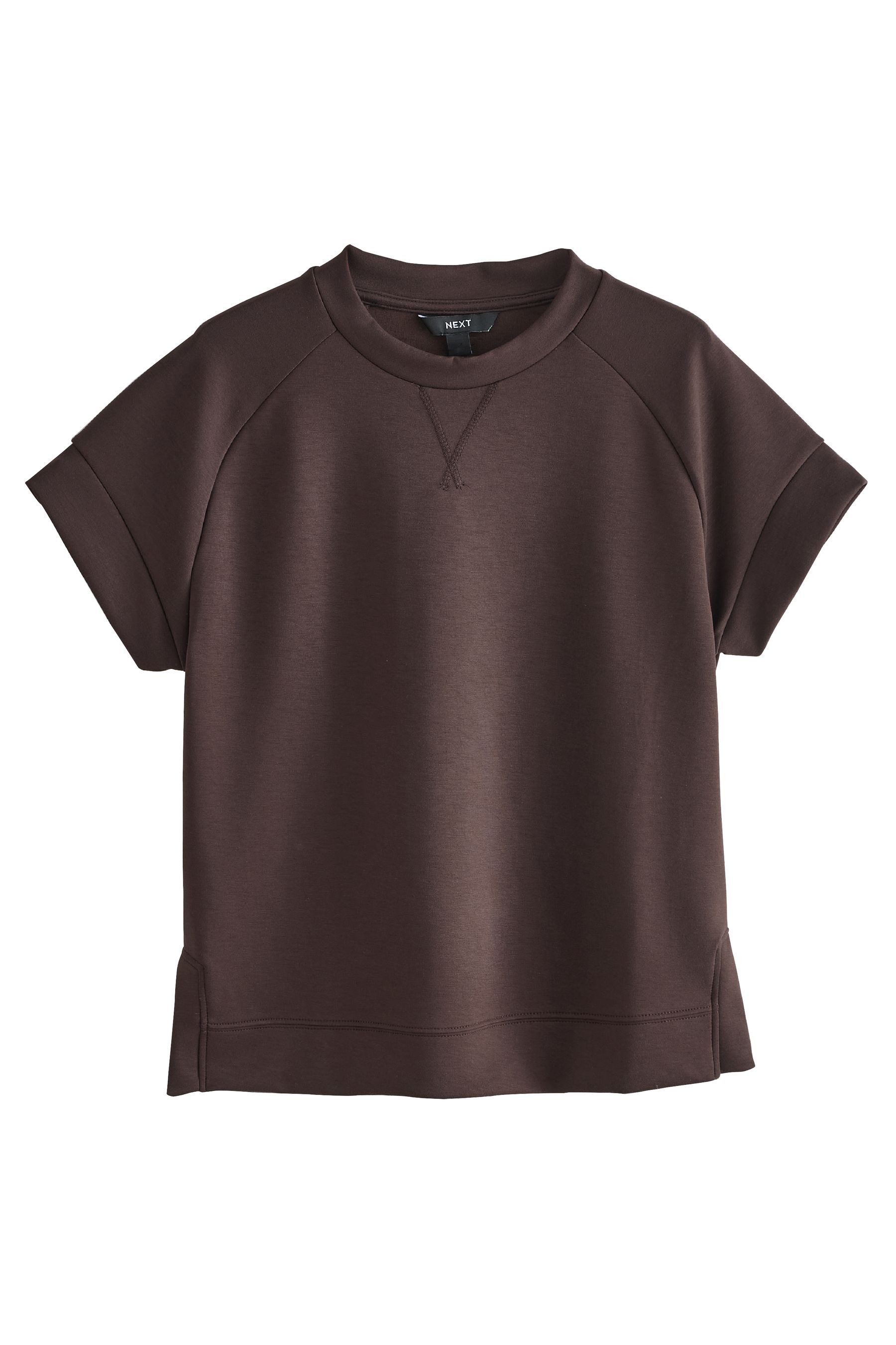 Next Kurzarmshirt Premium Fließendes Oberteil mit Flügelärmeln (1-tlg) günstig online kaufen