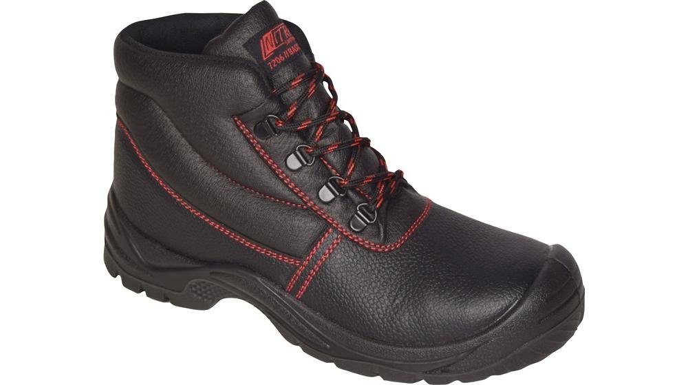 EN SRC Nitras ISO Größe Volleder MID schwarz S3 Sicherheitsstiefel 20345 Arbeitsschuh STEP 40 BASIC