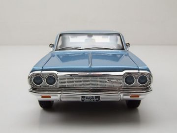 Maisto® Modellauto Chevrolet Impala 1964 blau Modellauto 1:24 Maisto, Maßstab 1:24