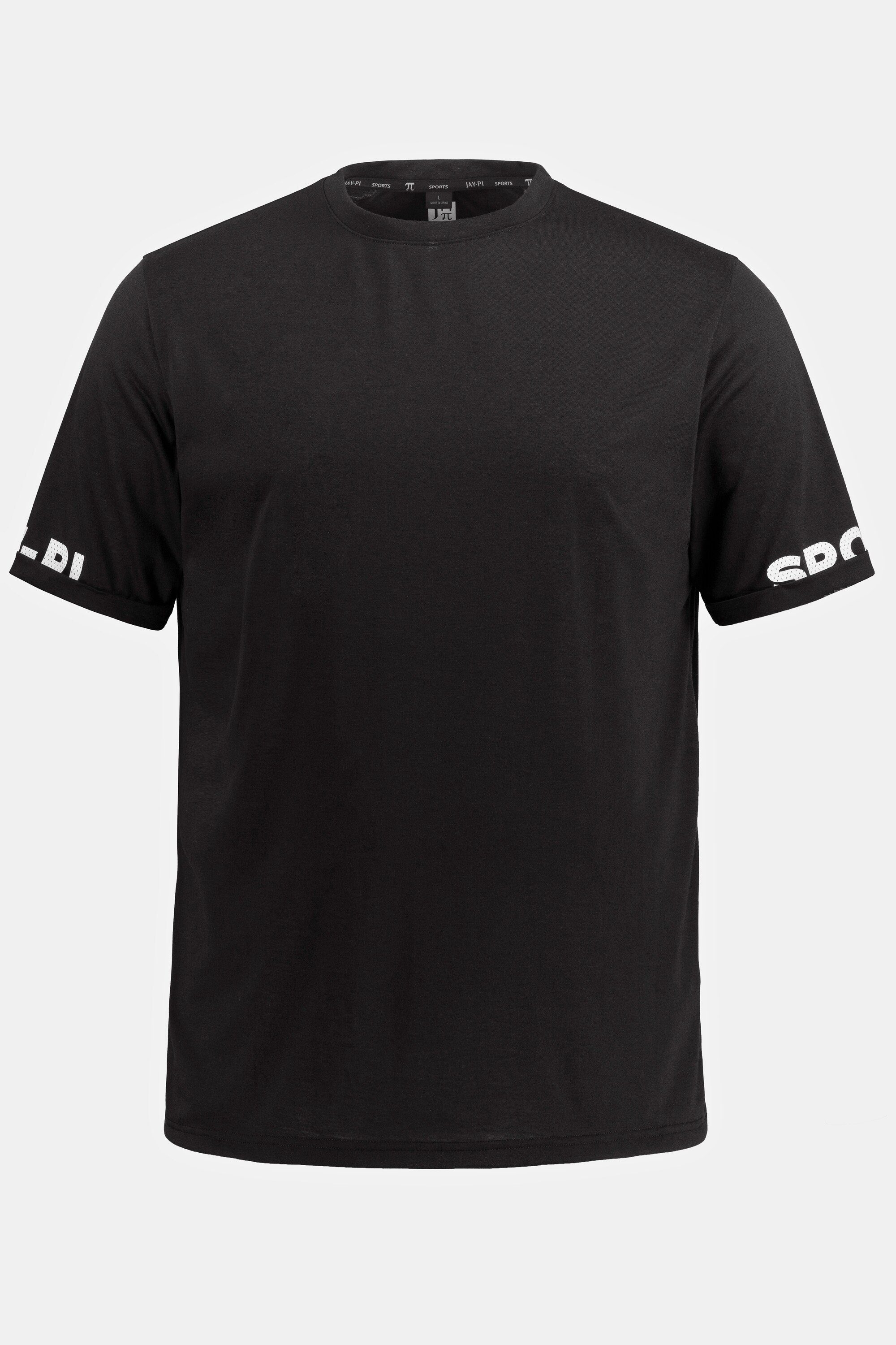 T-Shirt schwarz T-Shirt FLEXNAMIC® JP1880 Fitness Halbarm