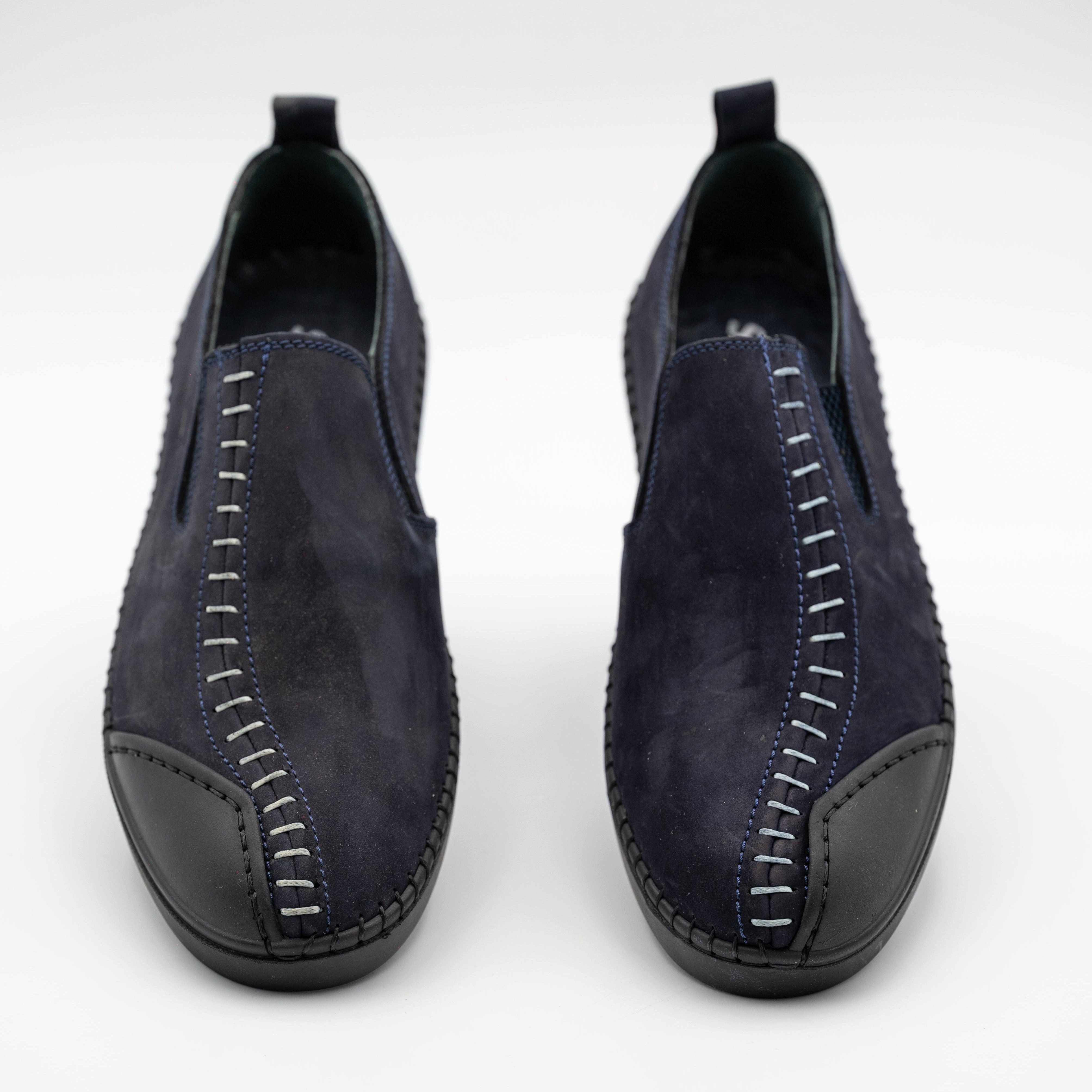 LaMarta Herren Blau Sommer leder Mokassins, Büroschuhe, Freizeitschuhe Mokassin